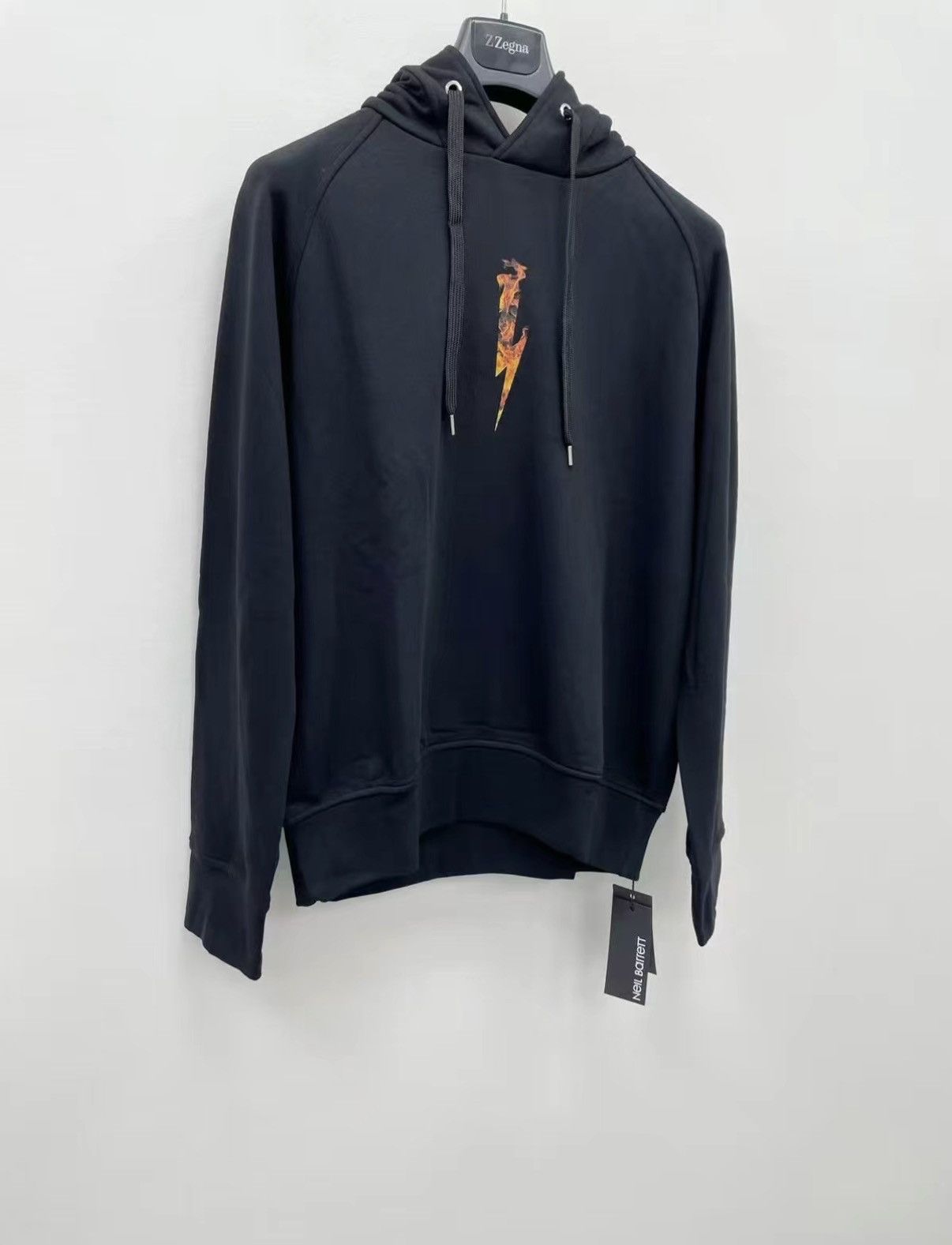 Neil Barrett Neil Barrett Lightning Bolt Hooded Sweatshirt J30 Size US M / EU 48-50 / 2 - 2 Thumbnail