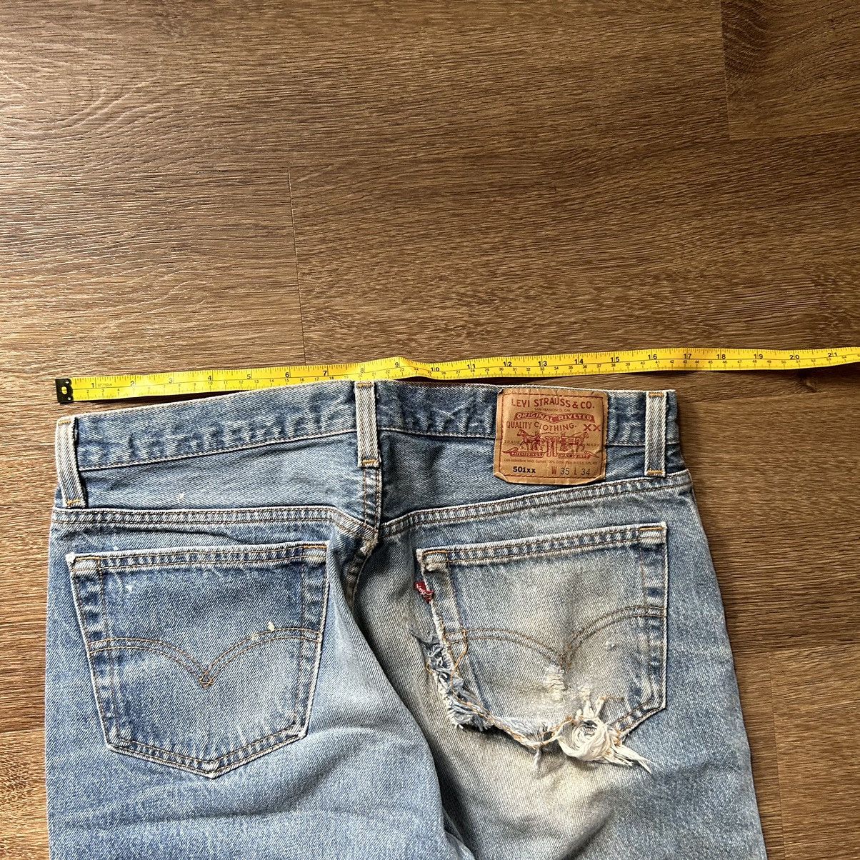 Levi's × Vintage Levi 501 with Blown out Pocket Size US 35 - 4 Thumbnail
