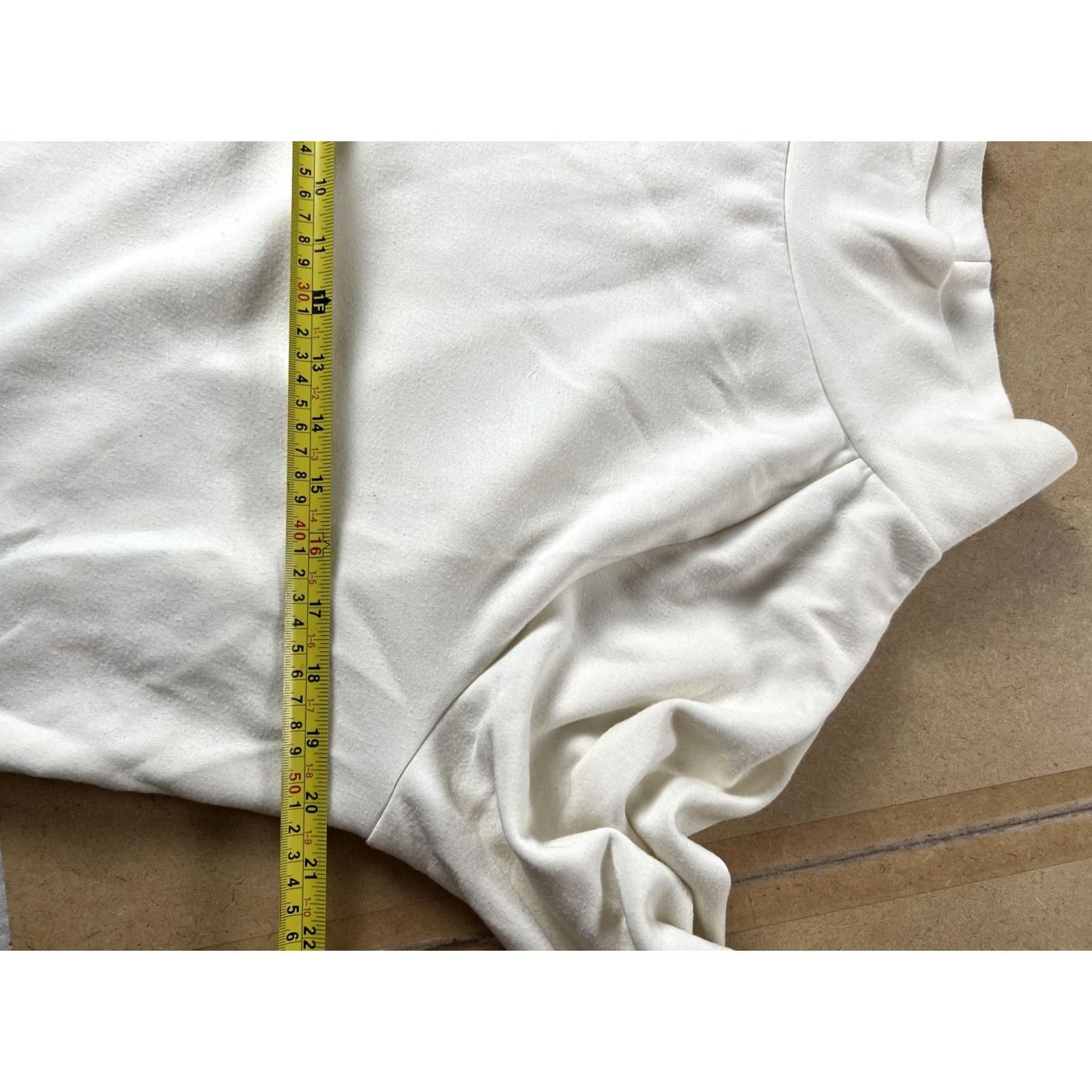 Varley Varley Sweater Womens M White Pullover Mock Neck Lightweight Stretch Raglan Size M / US 6-8 / IT 42-44 - 4 Thumbnail