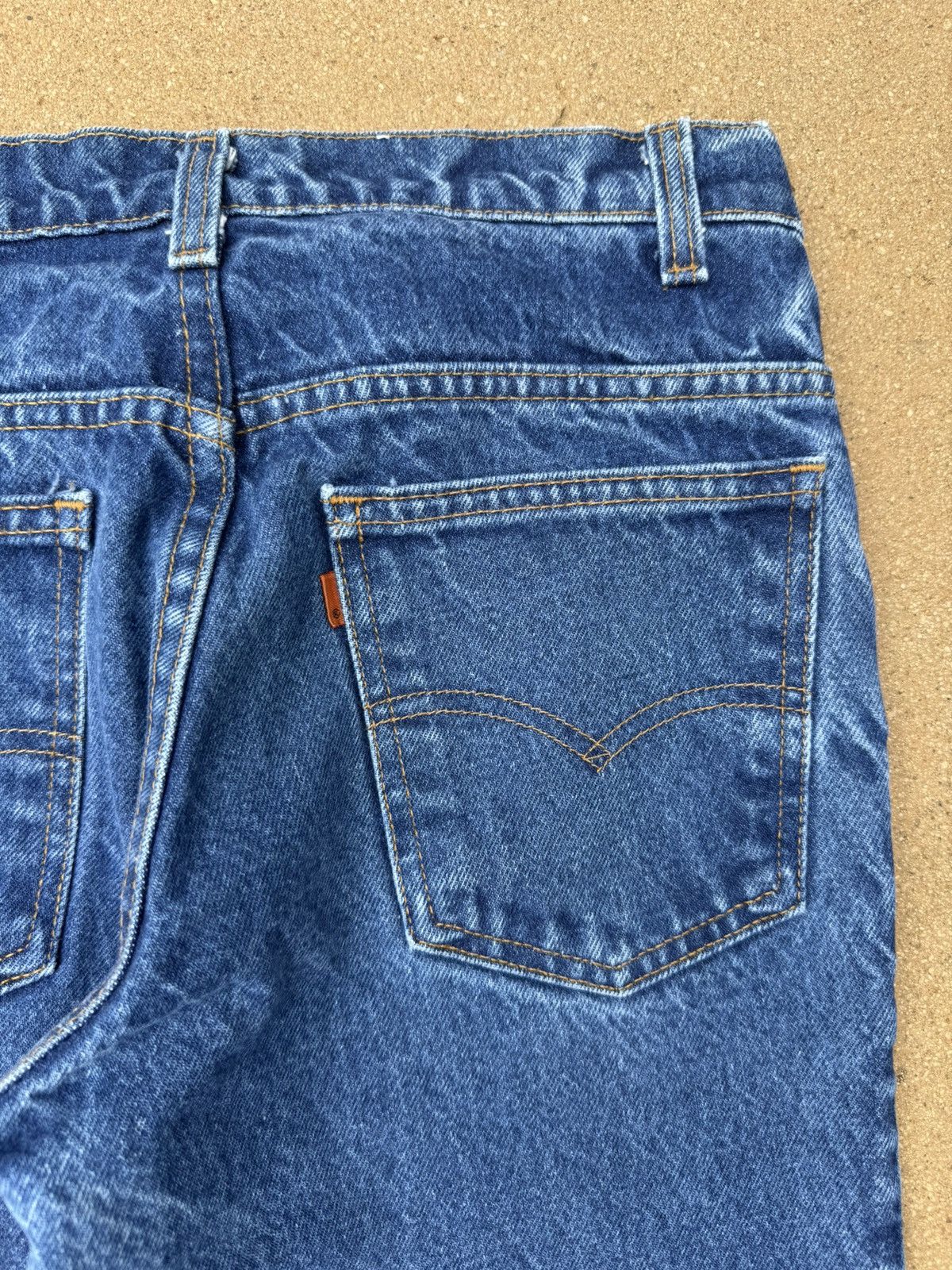 Levi's Vtg 80’s Levi’s 684 Orange Tab Bellbottom Flare Jeans 29x29 Size US 29 - 8 Thumbnail