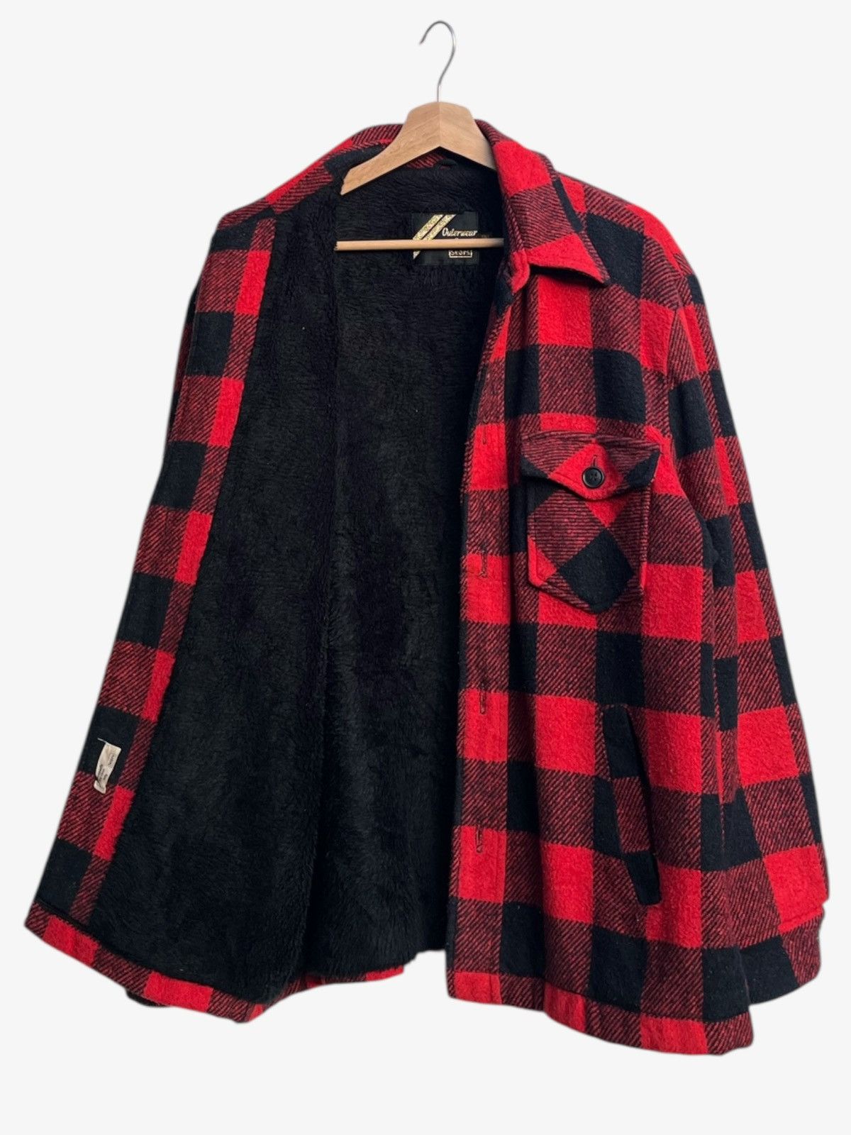 Sears Vintage 80’s Sears Buffalo Plaid Flannel Jacket Size US L / EU 52-54 / 3 - 2 Thumbnail