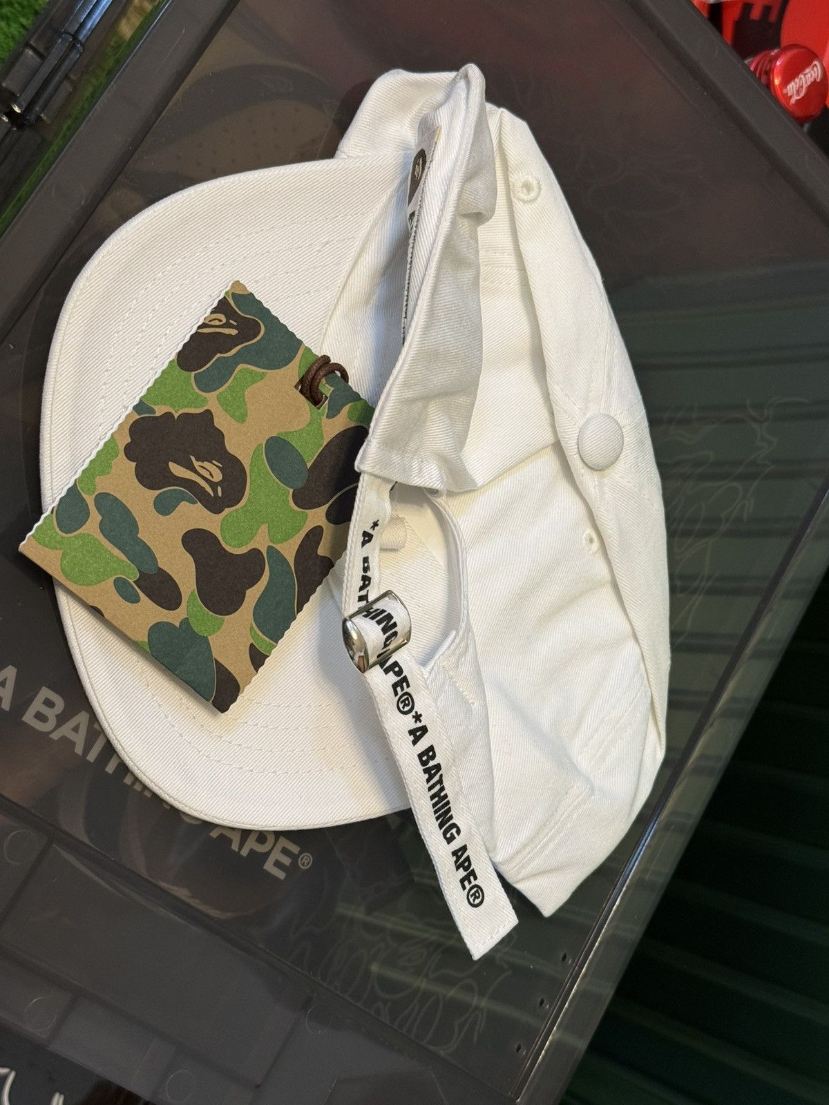 Bape A Bathing Ape White Hat One Size Size ONE SIZE - 3 Thumbnail