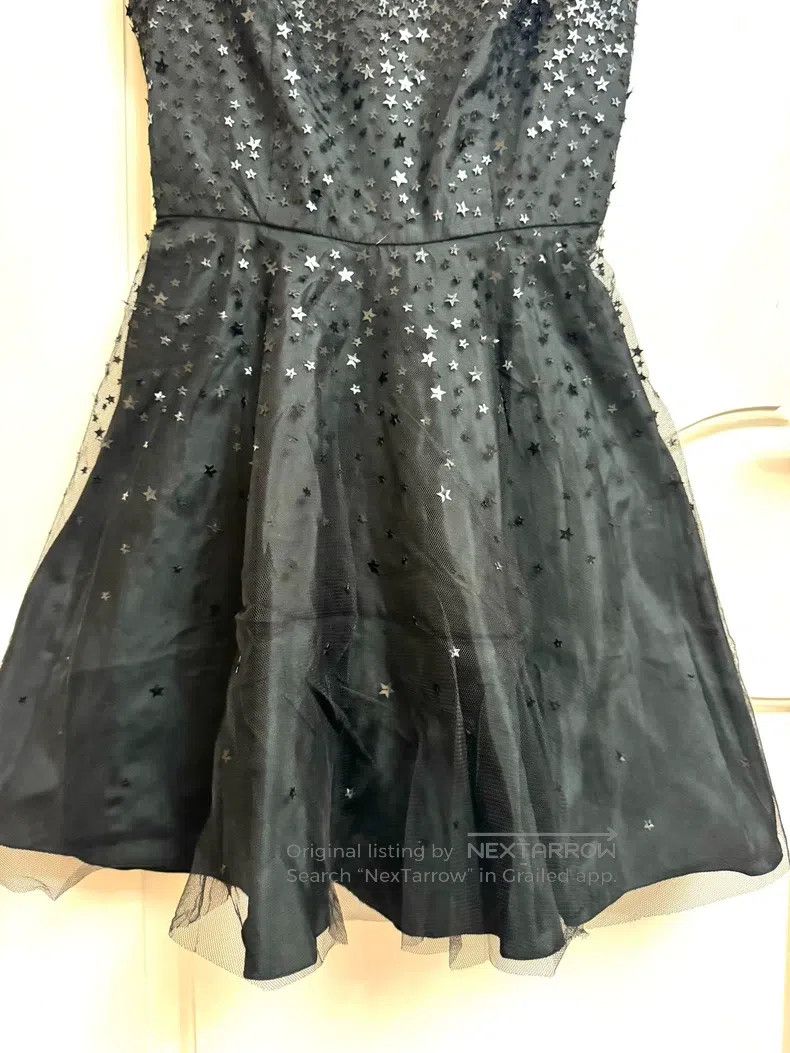 Valentino Valentino Black star studded beaded mesh dress Size S / US 4 / IT 40 - 3 Thumbnail