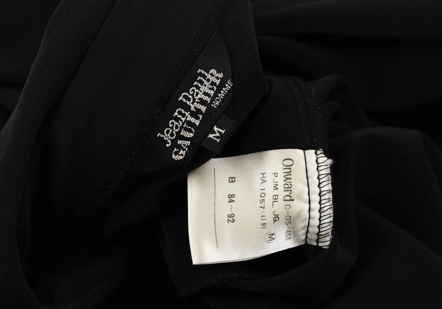Jean Paul Gaultier Velvet Zip-Up Jacket in Black, Size M Size US M / EU 48-50 / 2 - 12 Thumbnail
