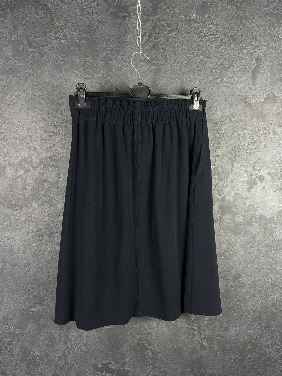 Akris Akris Punto Dark Blue Skirt Women's Size 6 Size 28" / US 6 / IT 42 - 3 Thumbnail