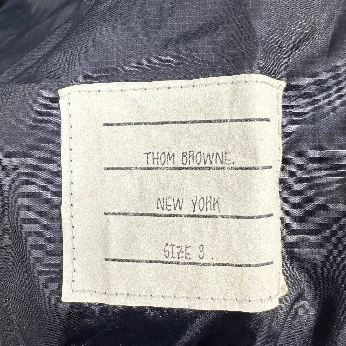 Thom Browne TB RWB stripe knit sweatpants men's navy size 3 NWT Size US 39 - 3 Thumbnail