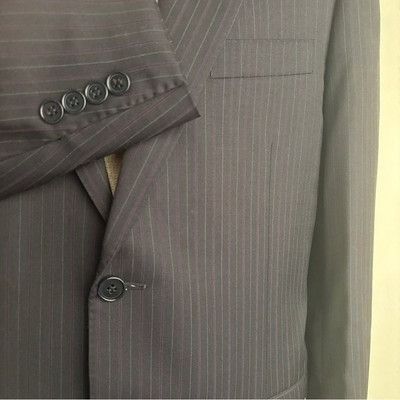 Canali Canali Brown Blazer Elegant Tailored Design Pure Wool Sz 52E Size 40R - 4 Thumbnail