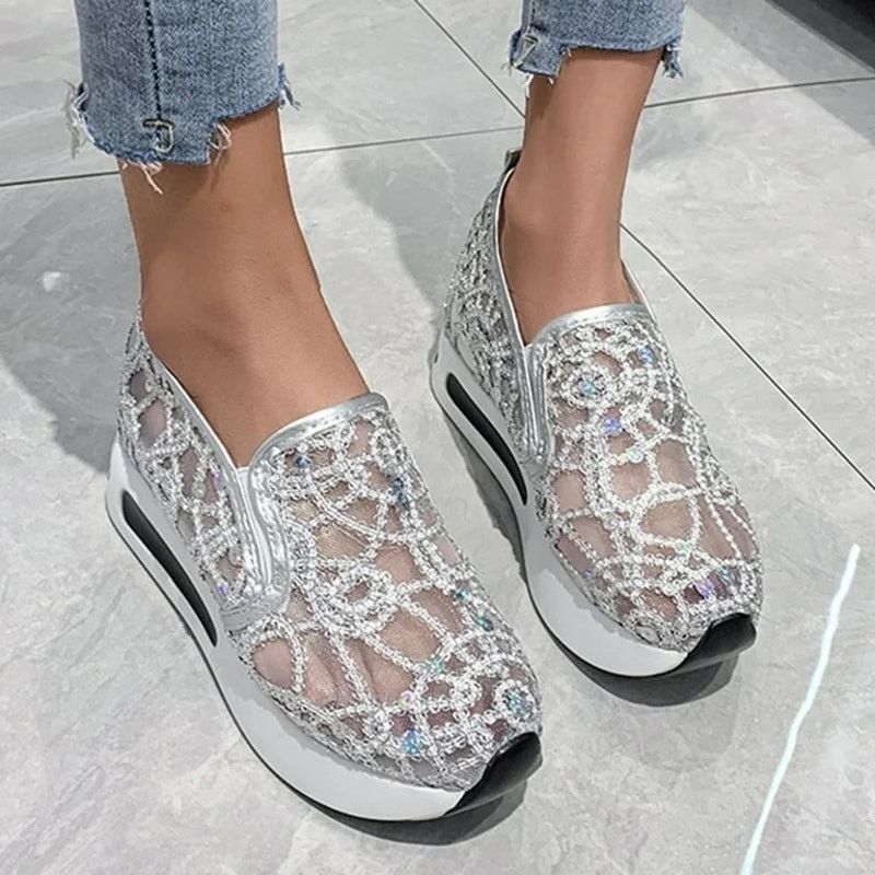 The Unbranded Brand Shoes for Womens Breathable Glitter Casual Shoes 41 US-Sz 9 Size US 9 / IT 39 - 3 Thumbnail