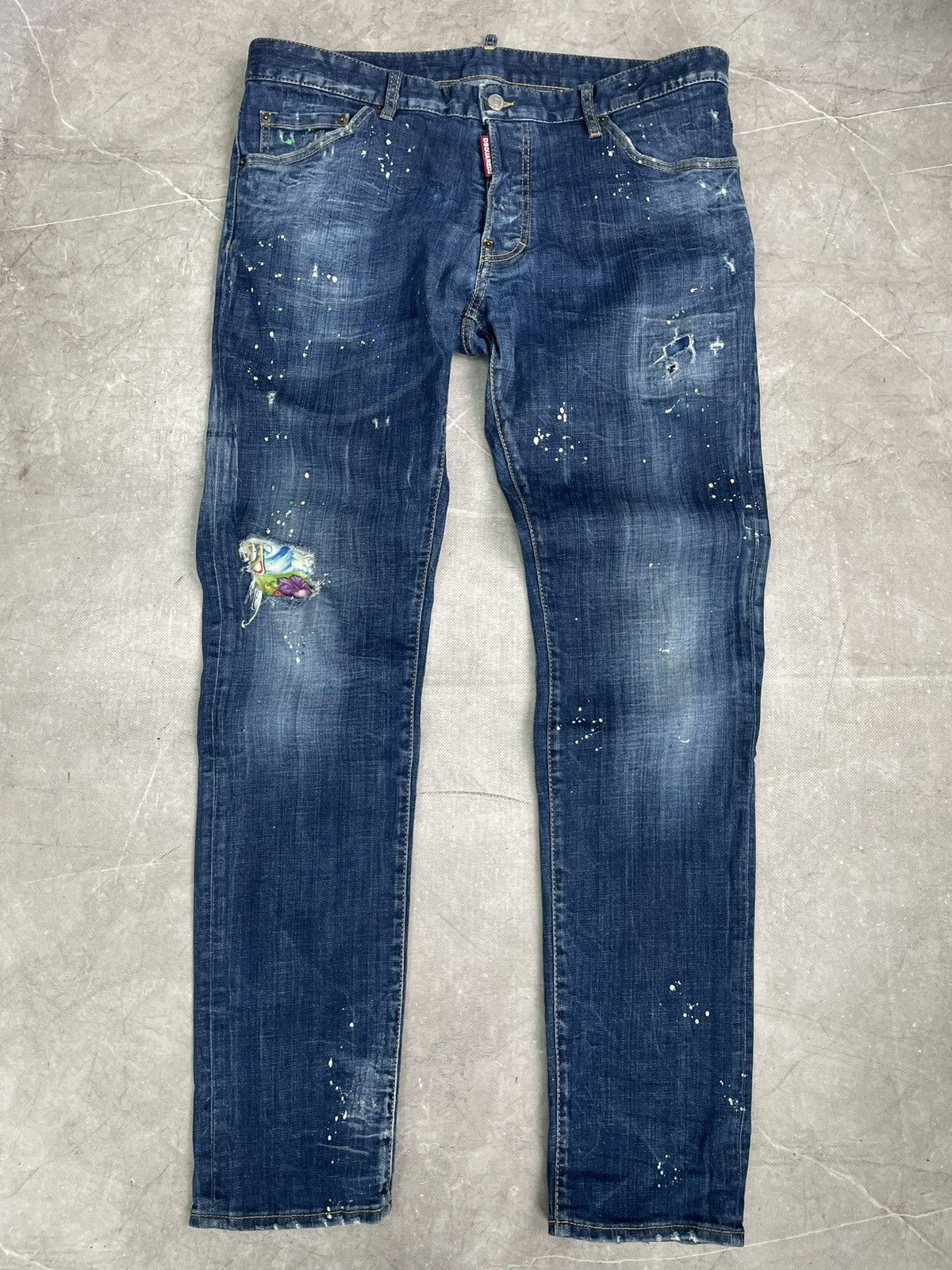 Dsquared2 Dsquared2 Denim Jeans Stretch Pants Distressed Size US 36 / EU 52 - 1 Thumbnail