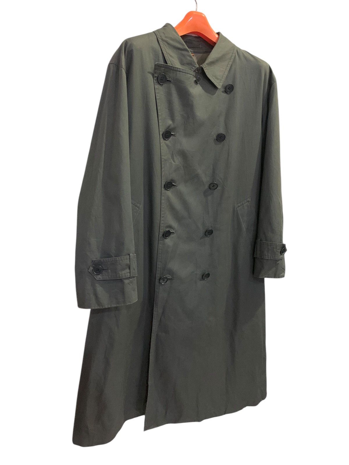 Yves Saint Laurent Vintage Yves Saint Laurent Trench Coat Green Army Size US M / EU 48-50 / 2 - 1 Thumbnail