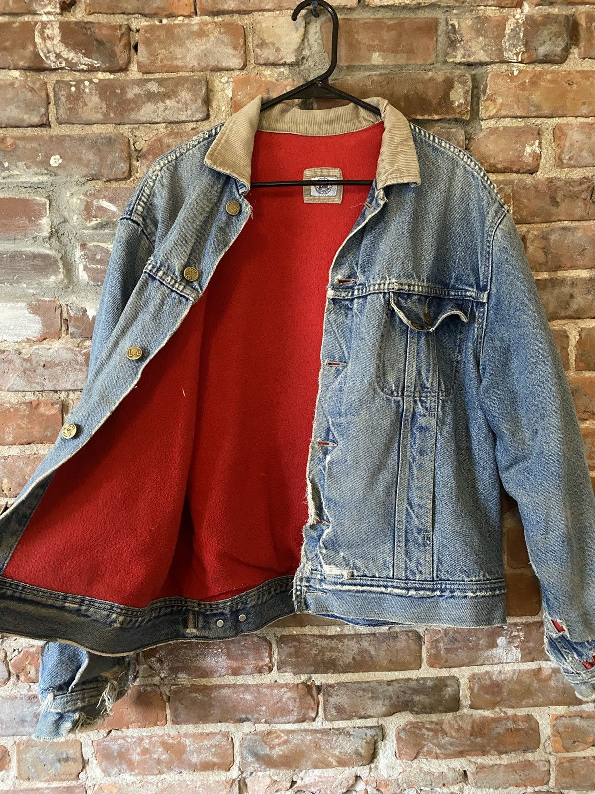 Lee 1980s Vintage Lee Denim Jacket Size US L / EU 52-54 / 3 - 2 Thumbnail