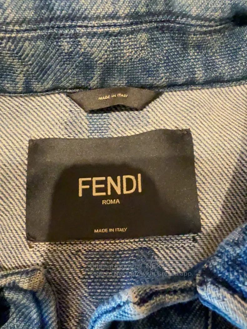 Fendi Fendi Denim Jacket Size US M / EU 48-50 / 2 - 2 Thumbnail