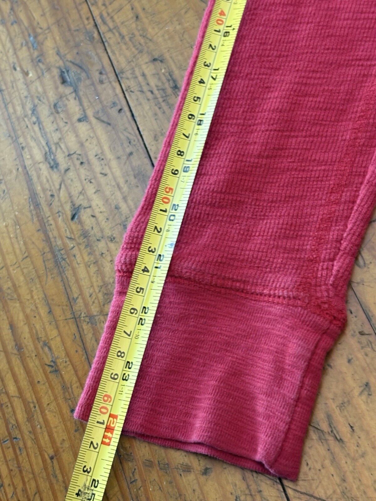 Arizona Jean Co. Arizona Jeans Co Red Thermal Long Sleeve Small Size US S / EU 44-46 / 1 - 6 Thumbnail