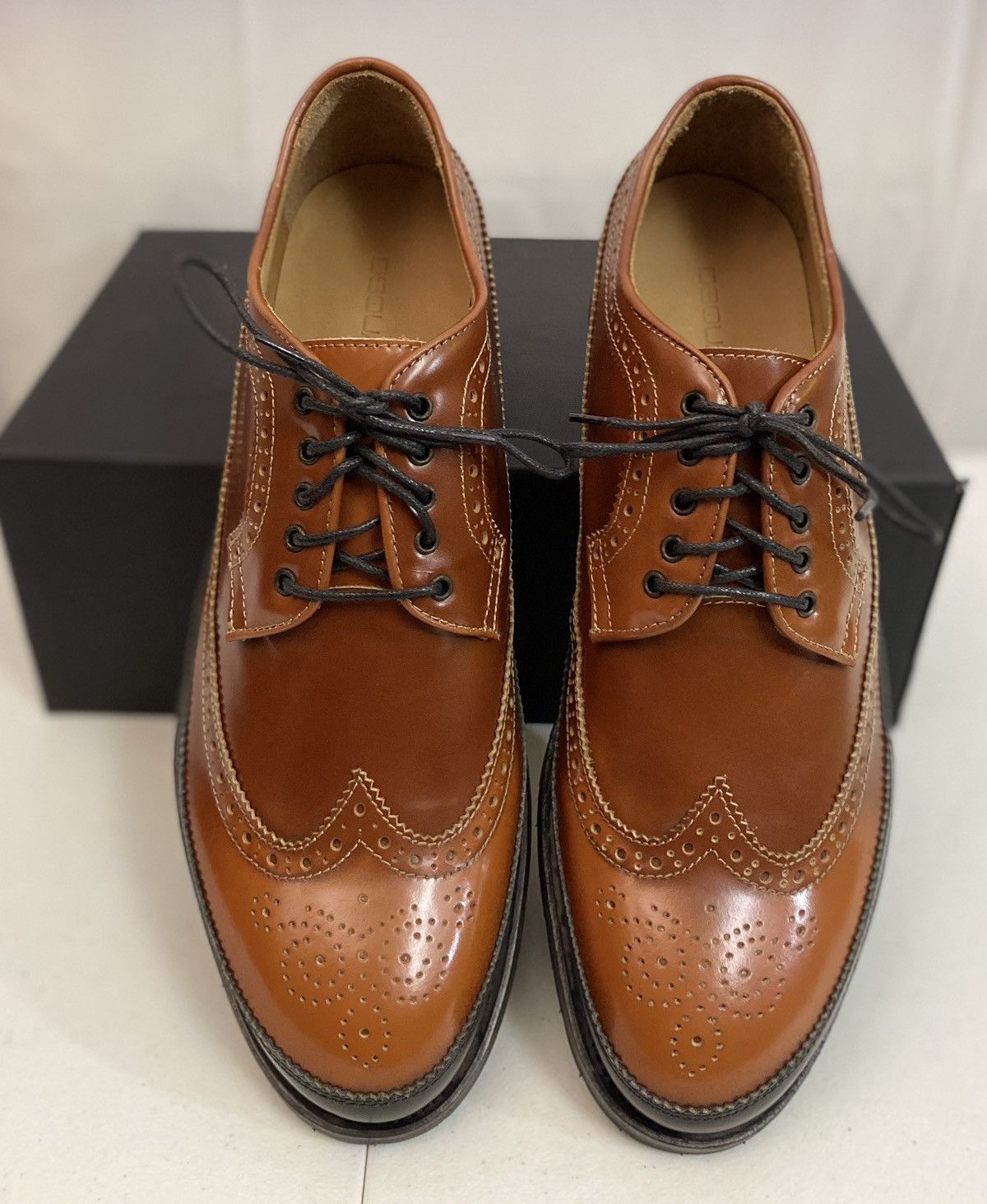 Dsquared2 Dsquared2 🇮🇹 Brown Leather Wingtip Mudguard Brogue 11 NEW Size US 11 / EU 44 - 6 Thumbnail