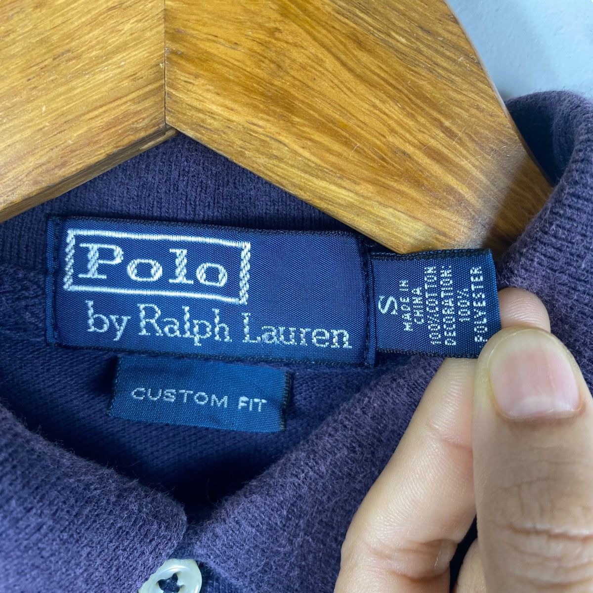 Polo Ralph Lauren × Vintage POLO RALPH LAUREN Norway 1934 #23 Navy Faded Polo Shirt Size S / US 4 / IT 40 - 6 Thumbnail
