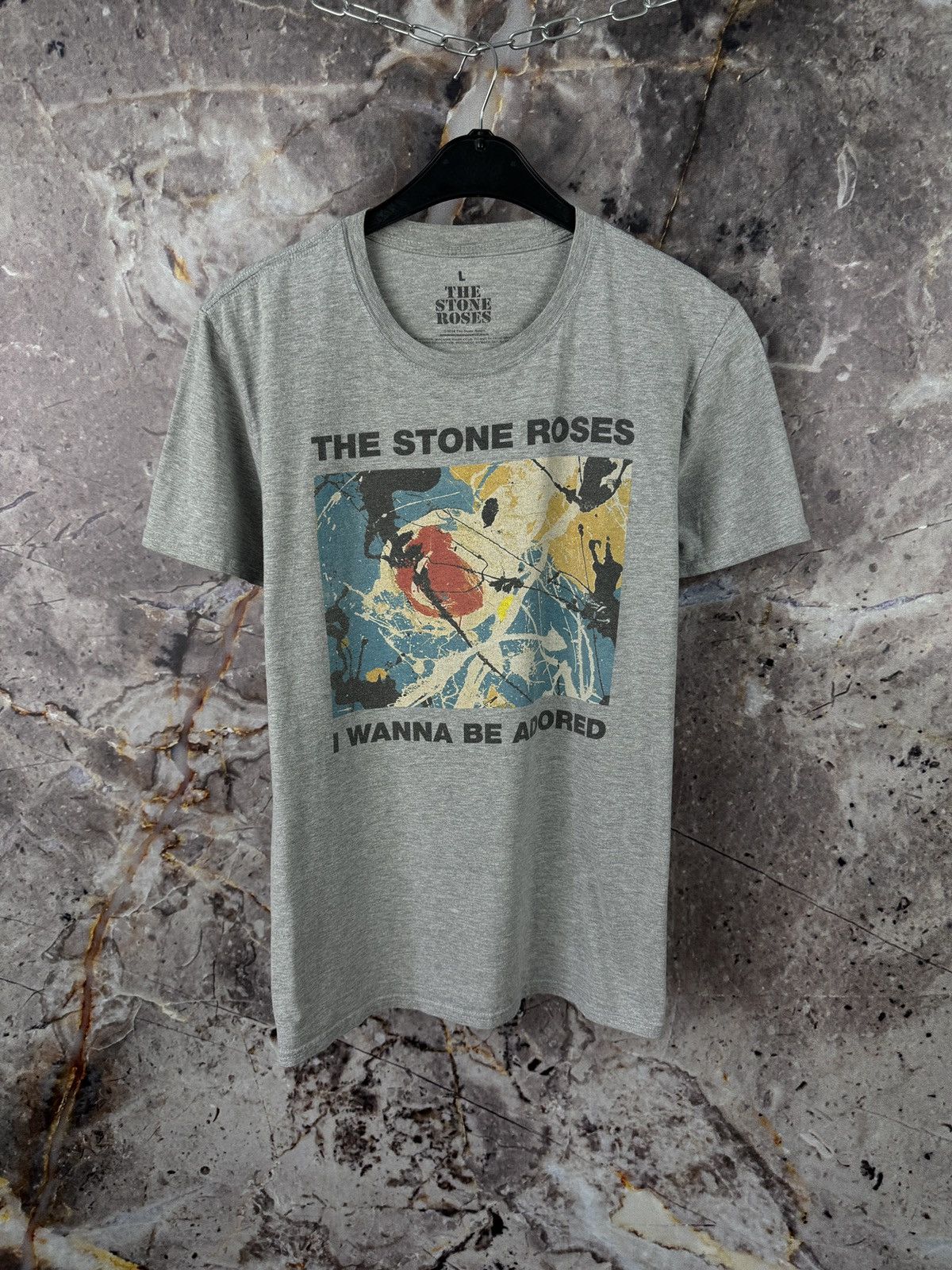 Metallica × Stone Rose × The Rolling Stones Men’s The Stone Roses Band T-Shirt Size Large Size US L / EU 52-54 / 3 - 1 Thumbnail