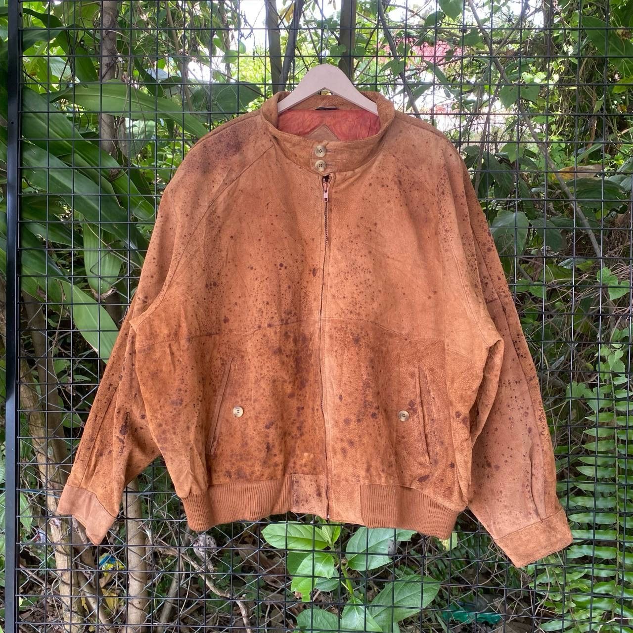 Genuine Leather × Vintage J.McGriffin Zipper Genuine Leather Jacket Size US XL / EU 56 / 4 - 1 Thumbnail