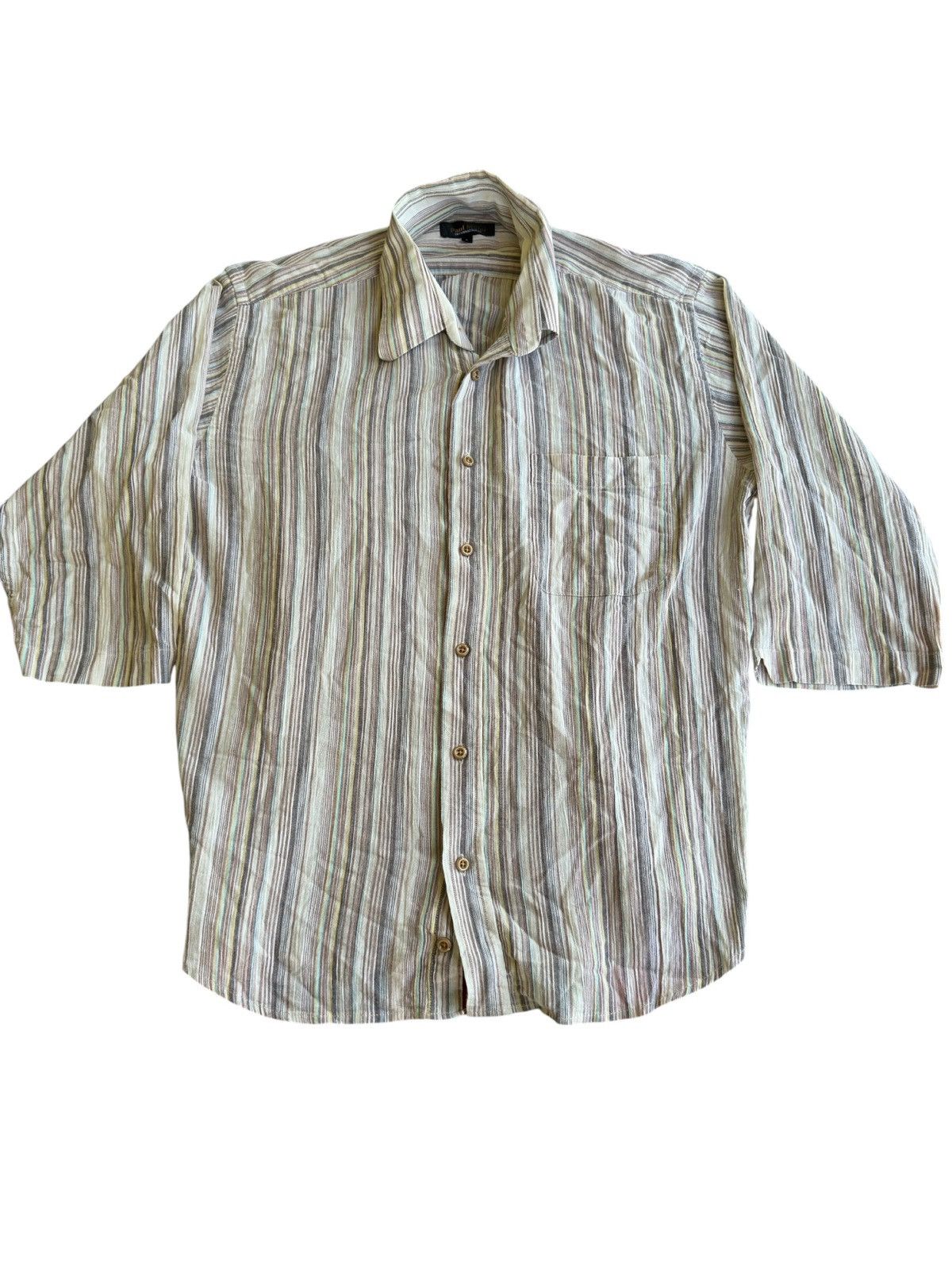 Japanese Brand Paul Miller Buttons Up Polos Tee 22x28 Size US M / EU 48-50 / 2 - 1 Thumbnail