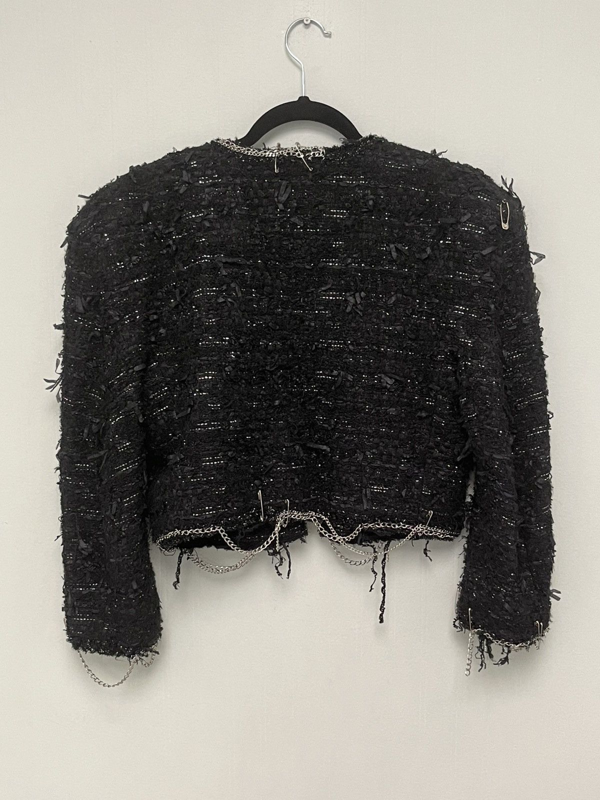 R13 Square shoulder tweed jacket. Size medium Size M / US 6-8 / IT 42-44 - 3 Thumbnail