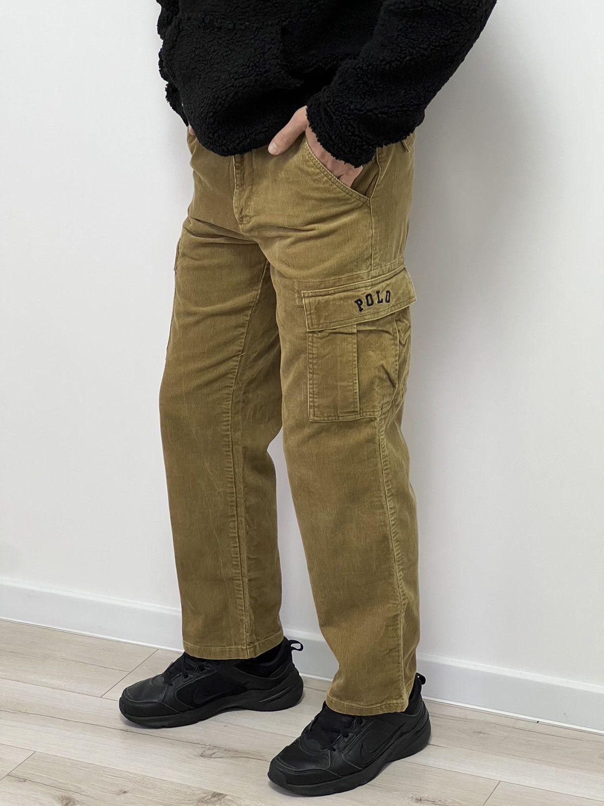 Designer × Polo Ralph Lauren × Vintage Vintage Polo Ralph Lauren Velvet Cargo Pants Jeans Denim Size US 30 / EU 46 - 1 Thumbnail