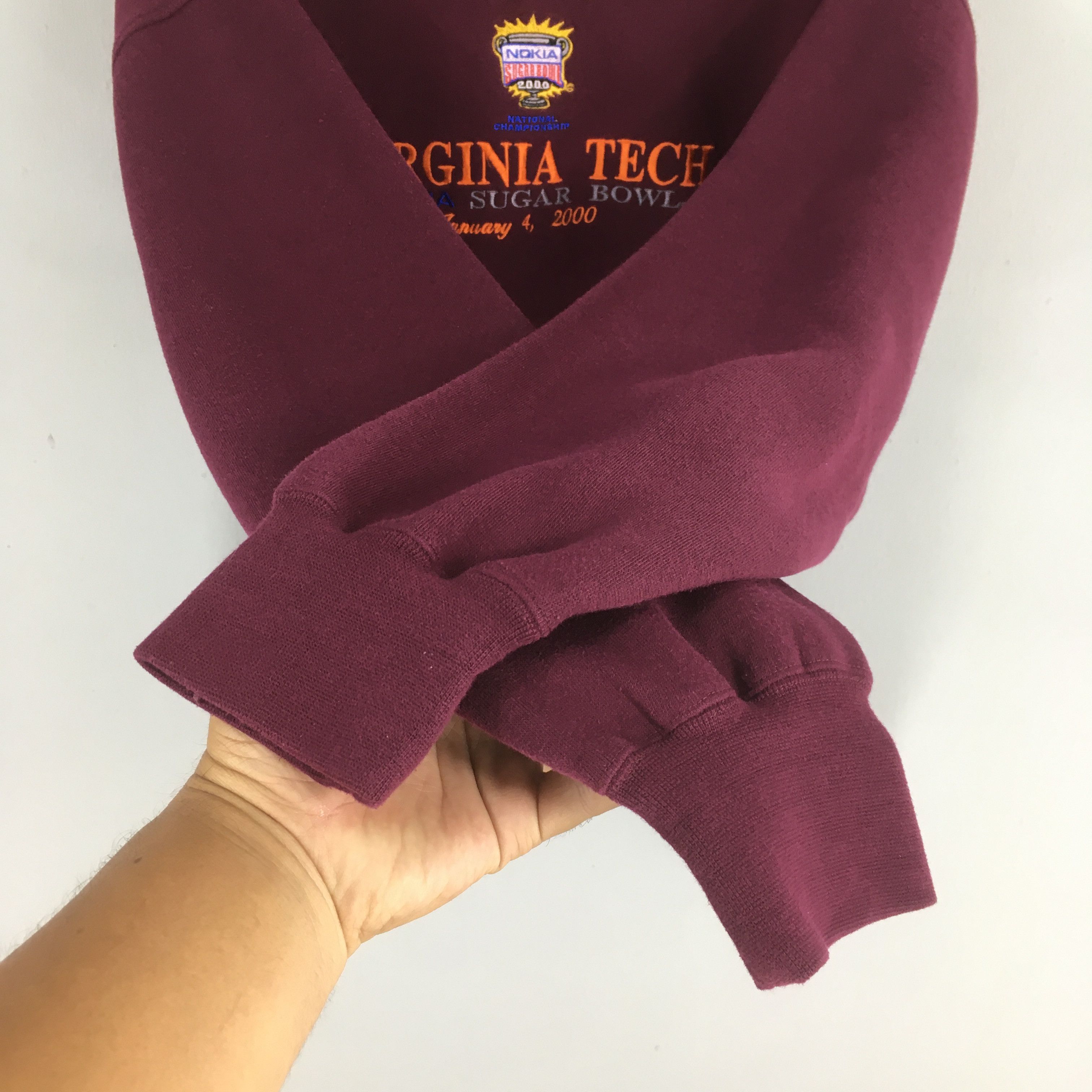 NCAA × Vintage Vintage VT Virginia Tech Hokies NCAA Sweatshirt Large Size US L / EU 52-54 / 3 - 4 Thumbnail
