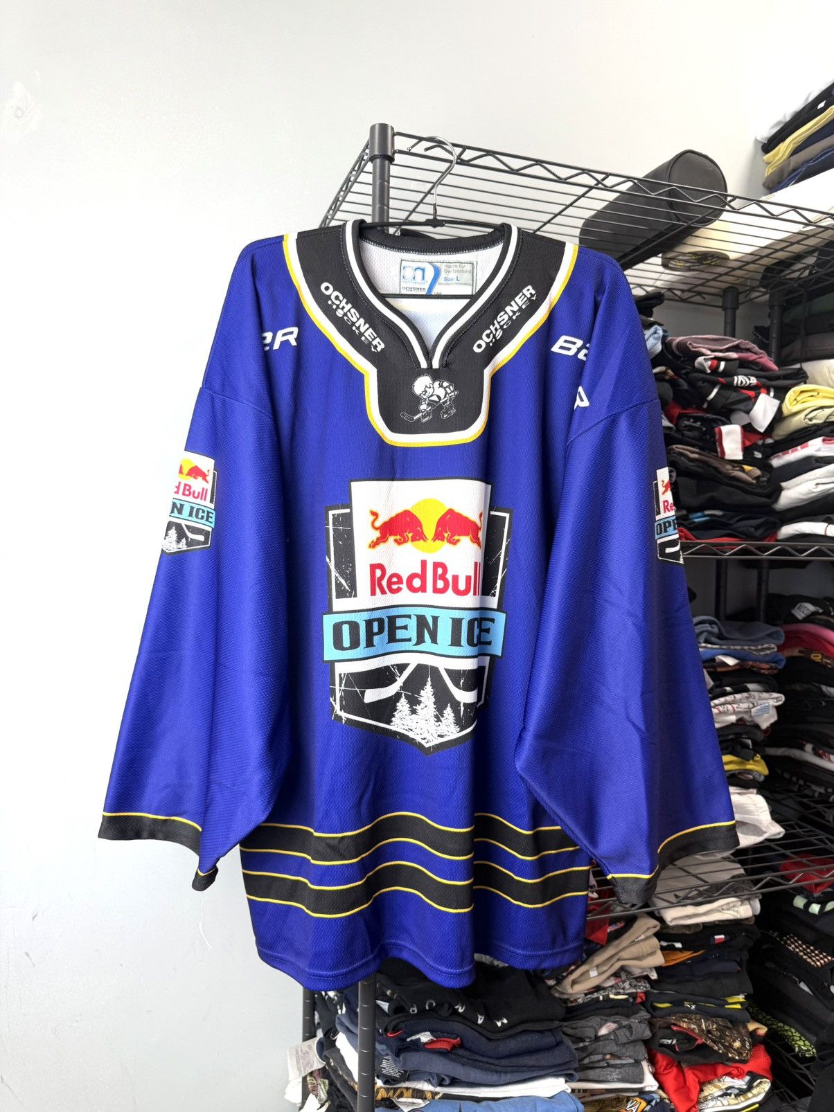 Red Bull Rare! Vintage 2014 Red Bull Bauer Hockey Jersey Monster Size US L / EU 52-54 / 3 - 1 Thumbnail