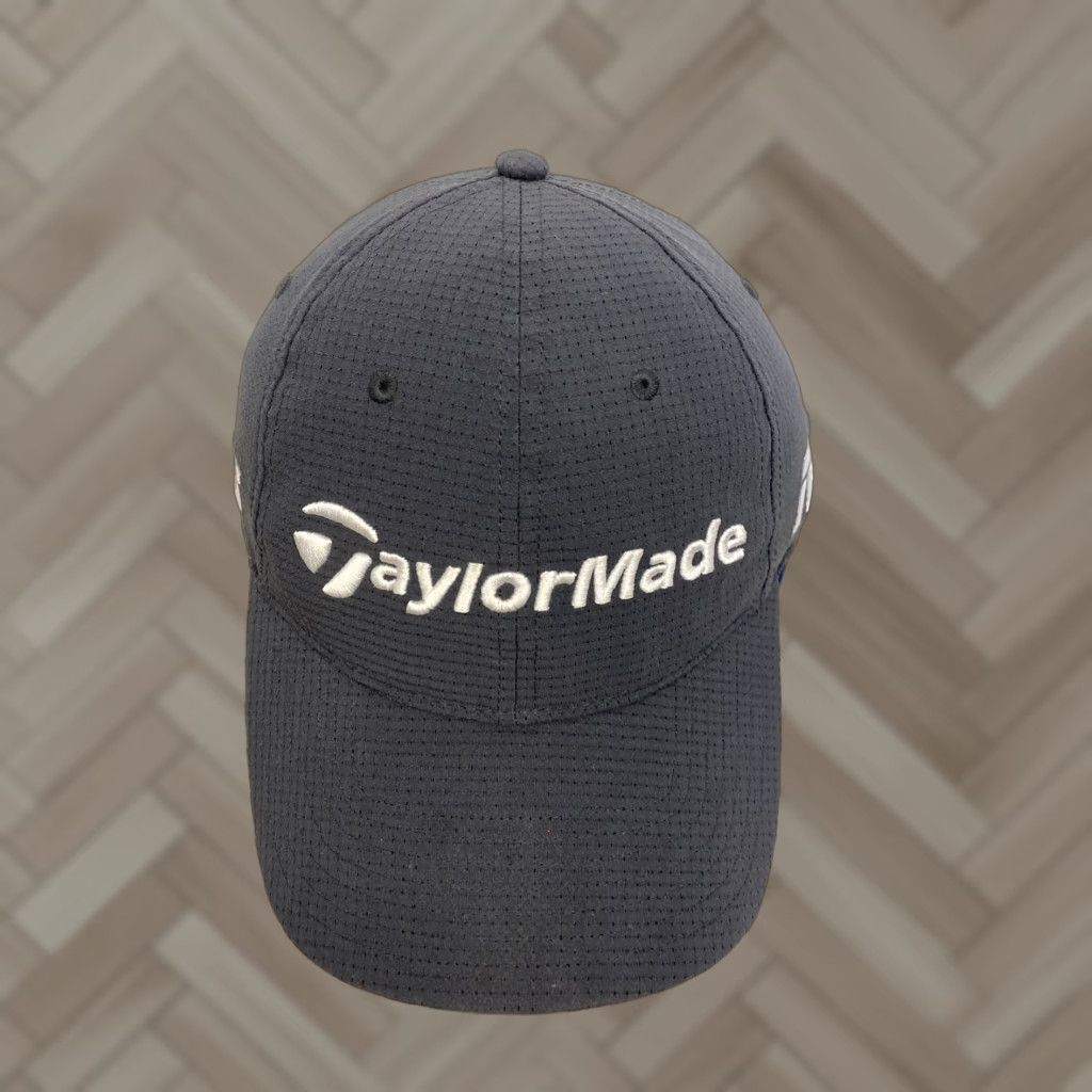 TaylorMade Taylor Made M5 TP5 Golf Hat Cap Gray Strapback White Spell Out Logo Adjustable Mens Golf Hat Cap Size ONE SIZE - 1 Thumbnail