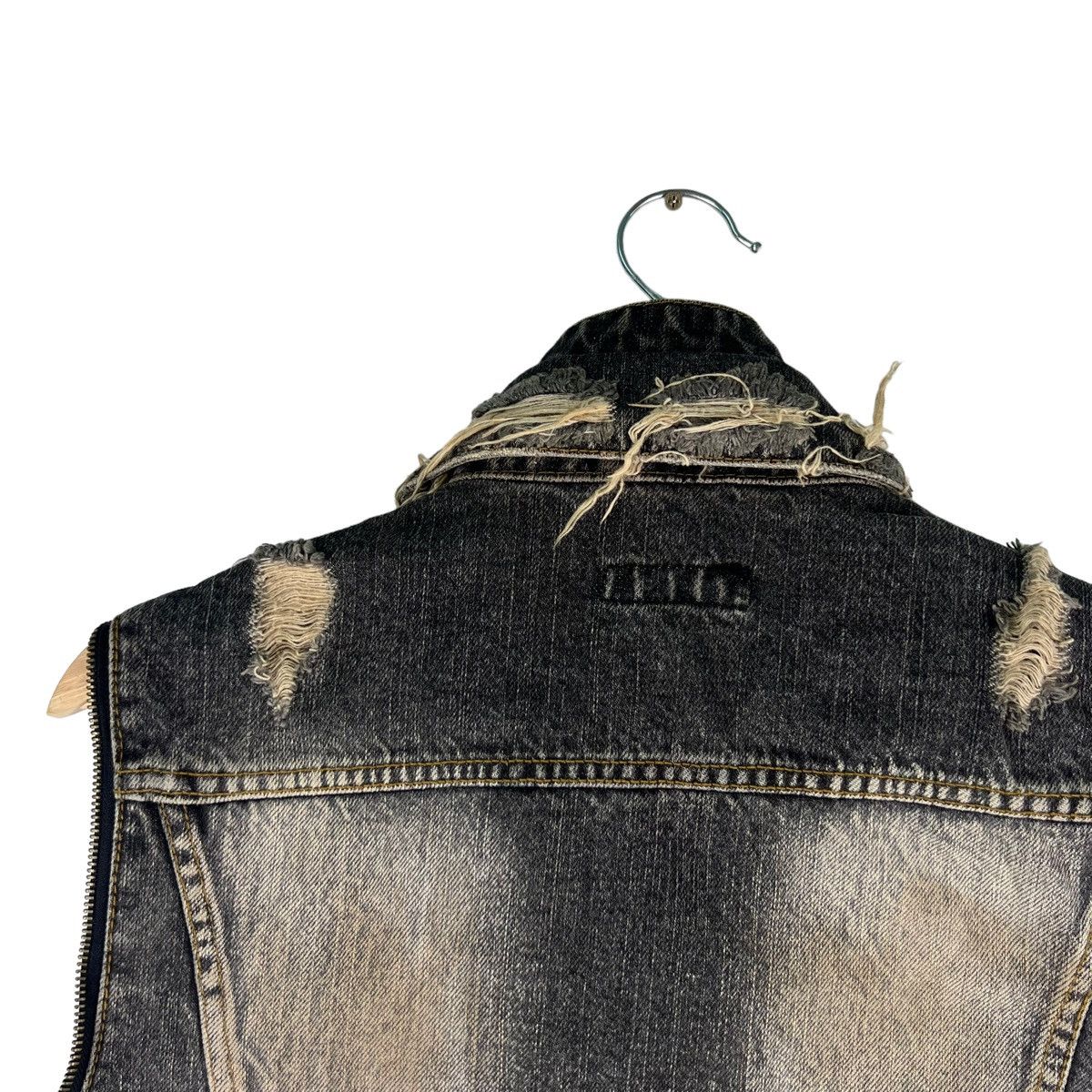 Hysteric Glamour 🔥Biker Vest Denim Jacket Fuga Japan Made Size US S / EU 44-46 / 1 - 8 Thumbnail