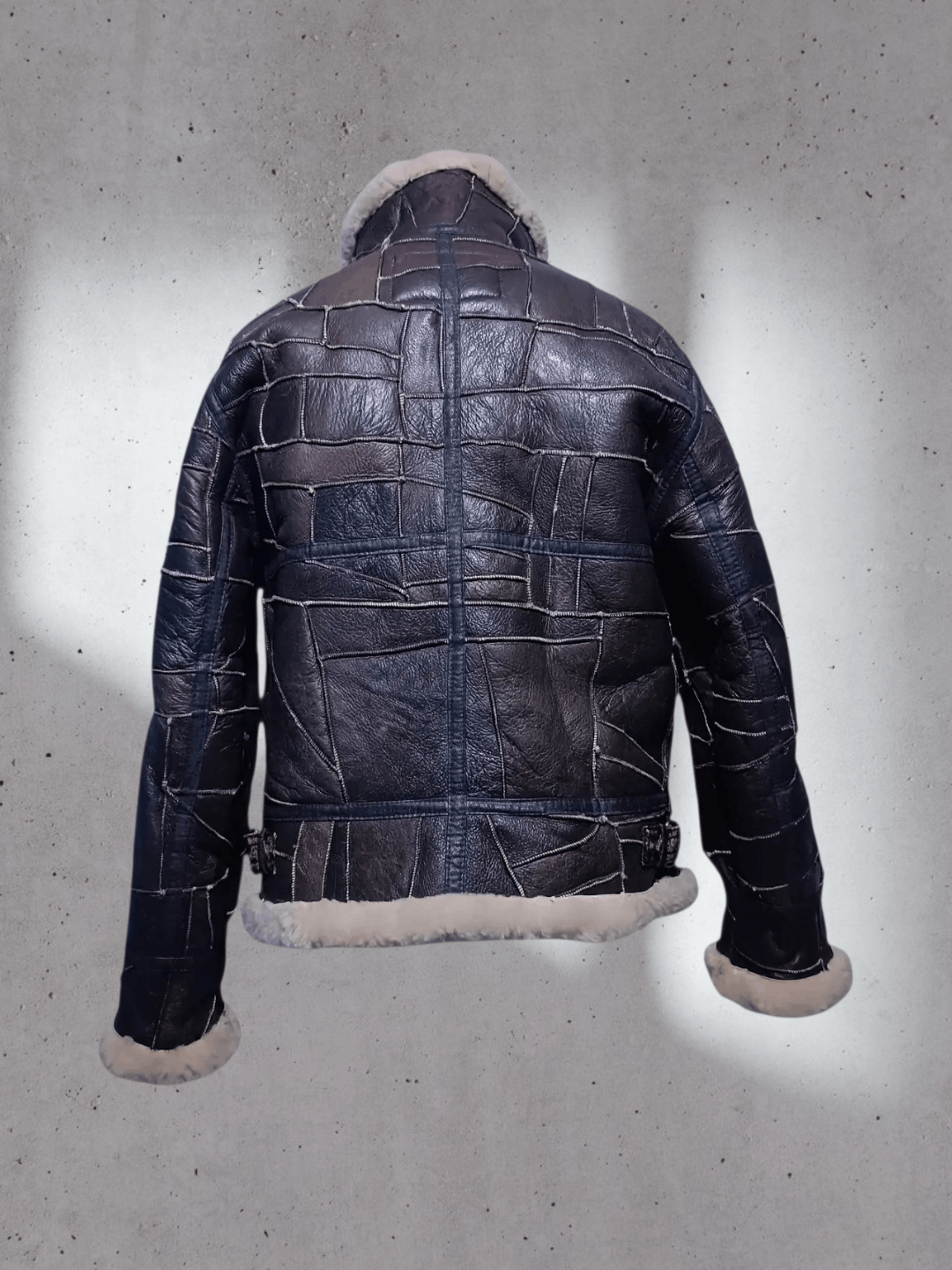 Vintage 💥Rare💥 Vintage B-3 Patchwork Leather Flight Jacket Size US M / EU 48-50 / 2 - 5 Thumbnail