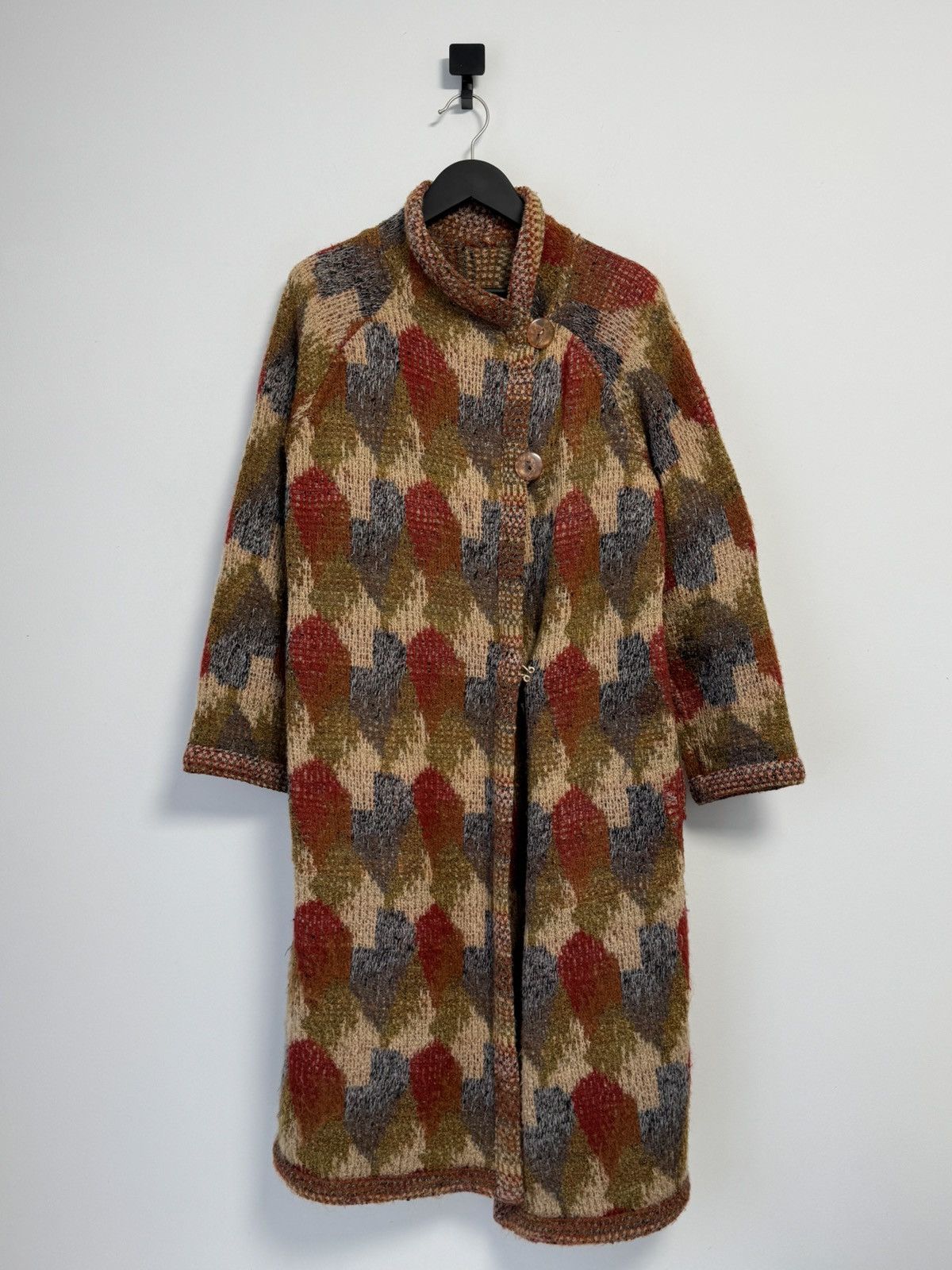 Missoni Missoni Coat Wool Multicolor Knit Luxury Designer Italy Size L / US 10 / IT 46 - 1 Thumbnail