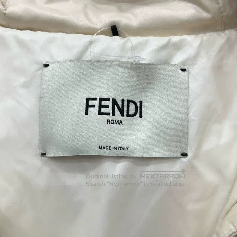 Fendi Fendi Beige hooded down jacket Size M / US 6-8 / IT 42-44 - 4 Thumbnail