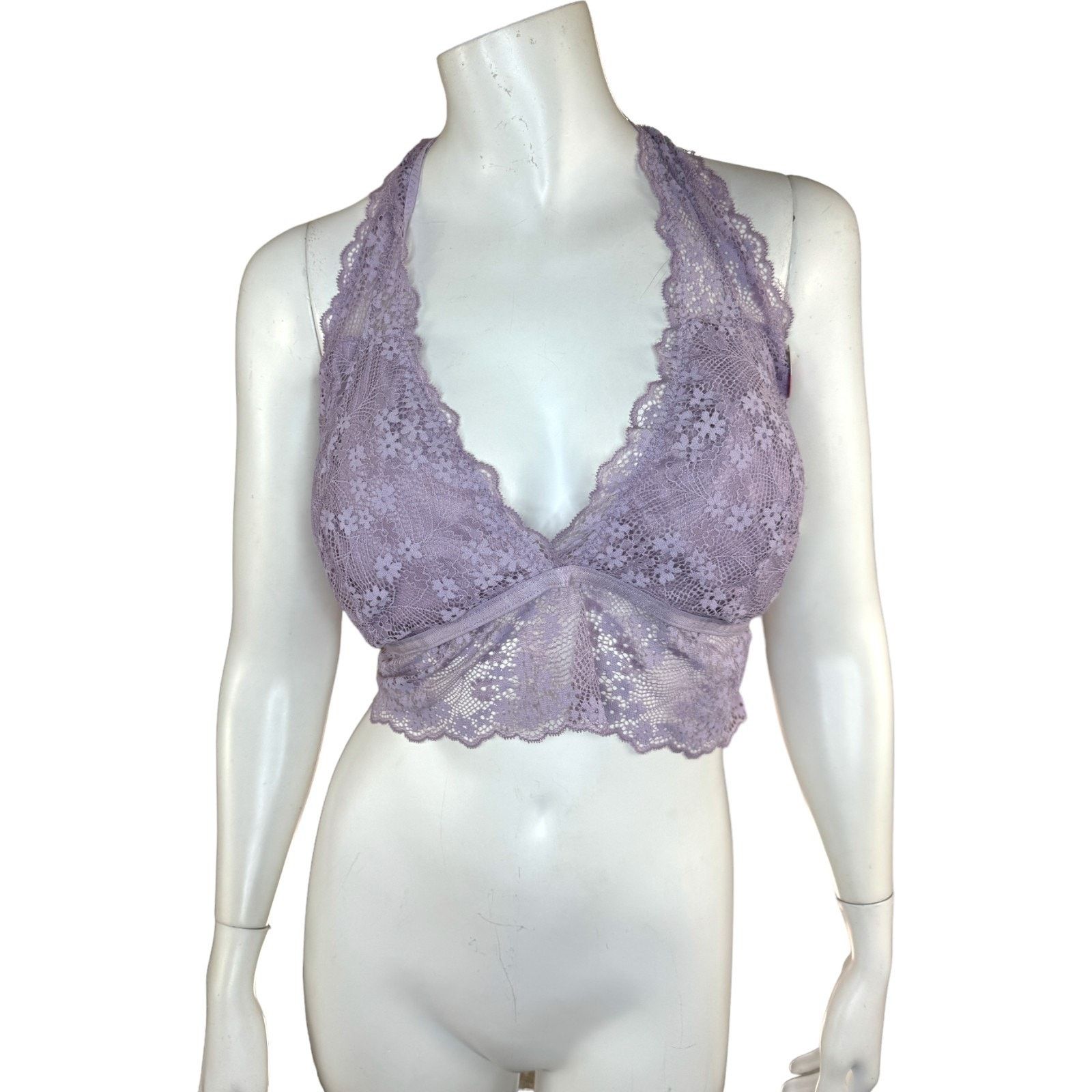 rue21 True by Rue 21 Purple Halter Bralette 3X 42D- 42DD NWT Size ONE SIZE - 1 Thumbnail