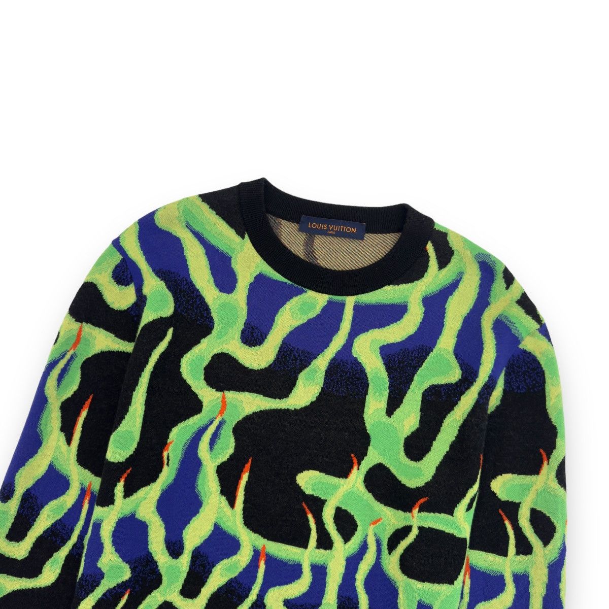 Louis Vuitton Louis Vuitton Round-Neck Graphic Print Sweatshirt L Size US L / EU 52-54 / 3 - 2 Thumbnail