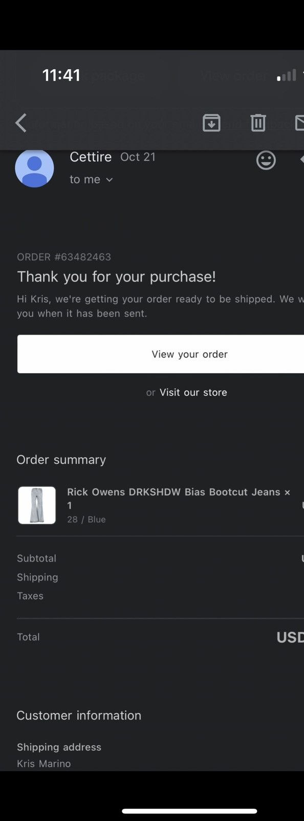 Rick Owens Rick Owens Bias Bootcut “Sky” Size US 30 / EU 46 - 8 Thumbnail