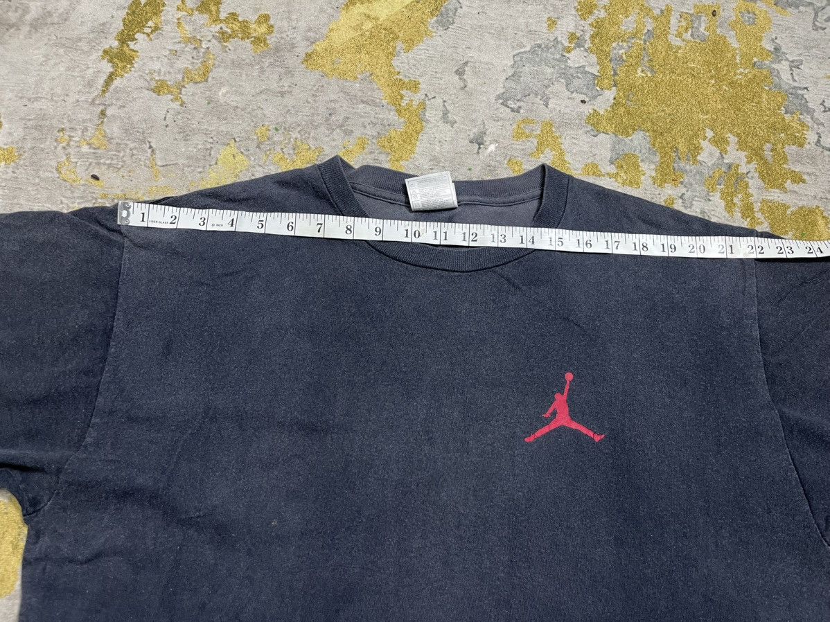 Vintage Vintage Air Jordan By nike tshirt(Sunfaded black) Size US L / EU 52-54 / 3 - 9 Thumbnail