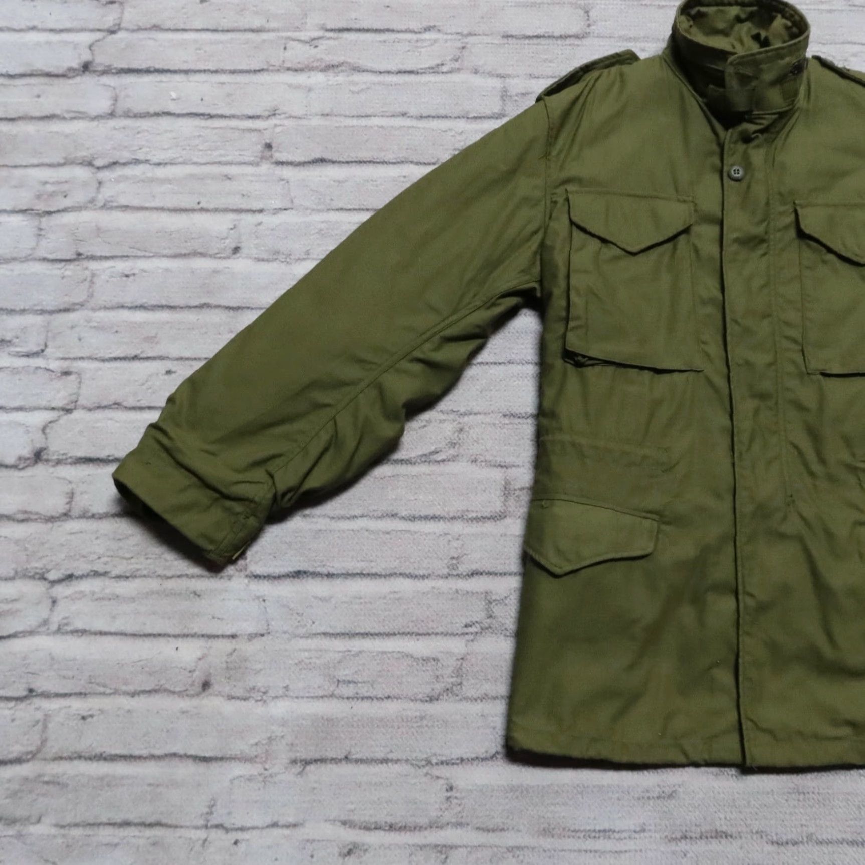 Alpha Industries VINTAGE Alpha Industries M-65 Jacket Mens S Military Green Size US S / EU 44-46 / 1 - 3 Thumbnail
