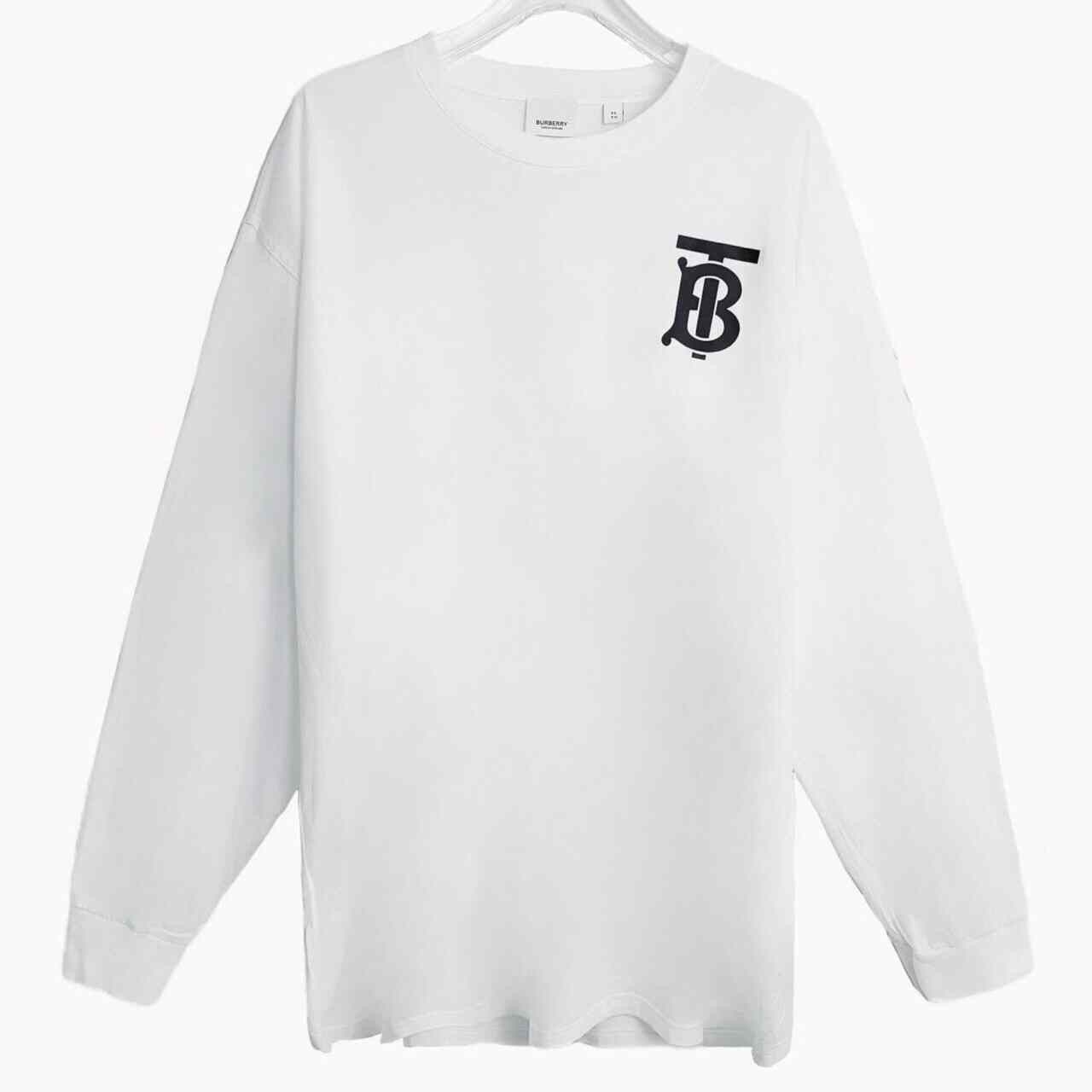 Burberry Burberry Cotton Printed White Hoodie XL Men Size US XL / EU 56 / 4 - 1 Thumbnail