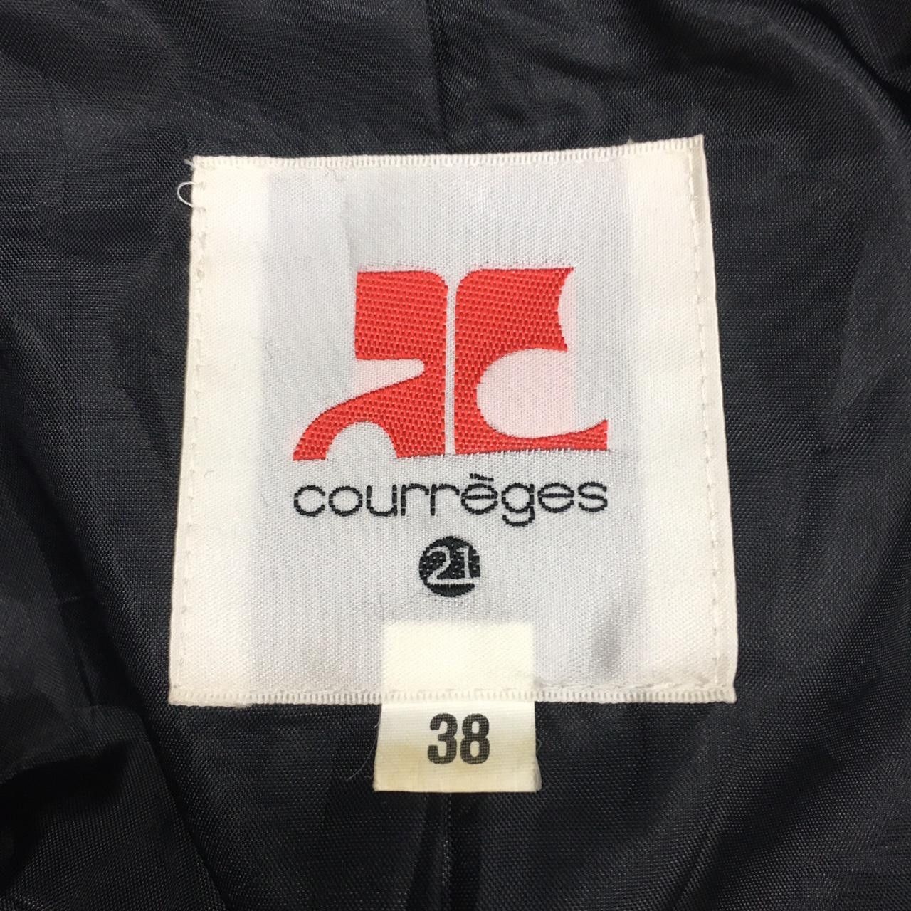 Courreges Vtg COURREGES Zip Up Long Coat Jacket Made in Japan Size XS / US 0-2 / IT 36-38 - 4 Thumbnail