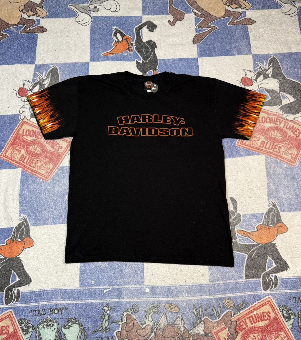 Harley Davidson Harley flames tee Size US XL / EU 56 / 4 - 1 Thumbnail