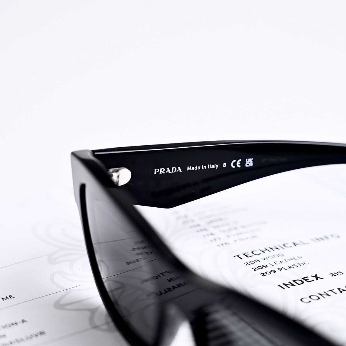 Prada PRADA 0PR B09S 16K08Z SUNGLASSES Size ONE SIZE - 4 Thumbnail