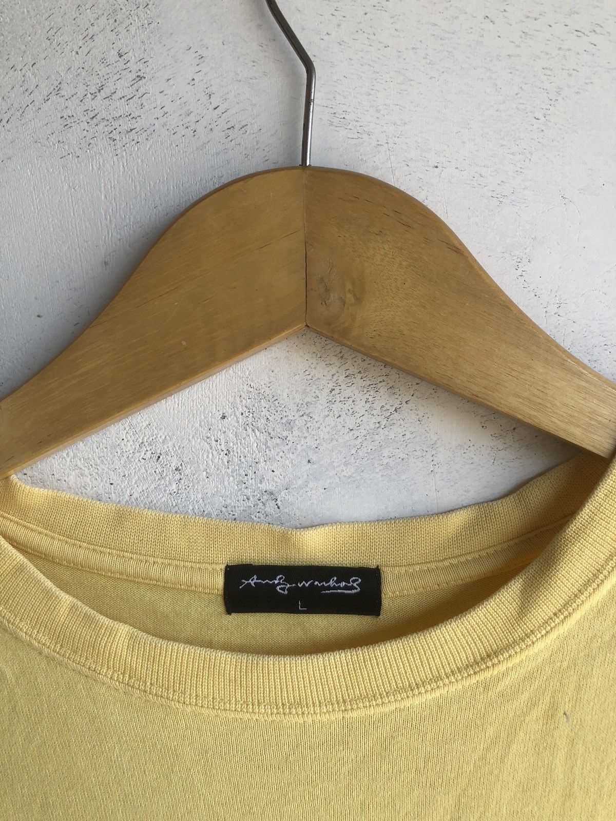 Andy Warhol Japanese Andy Warholl Dollars Big Logo Tshirt Tee Size US L / EU 52-54 / 3 - 8 Thumbnail