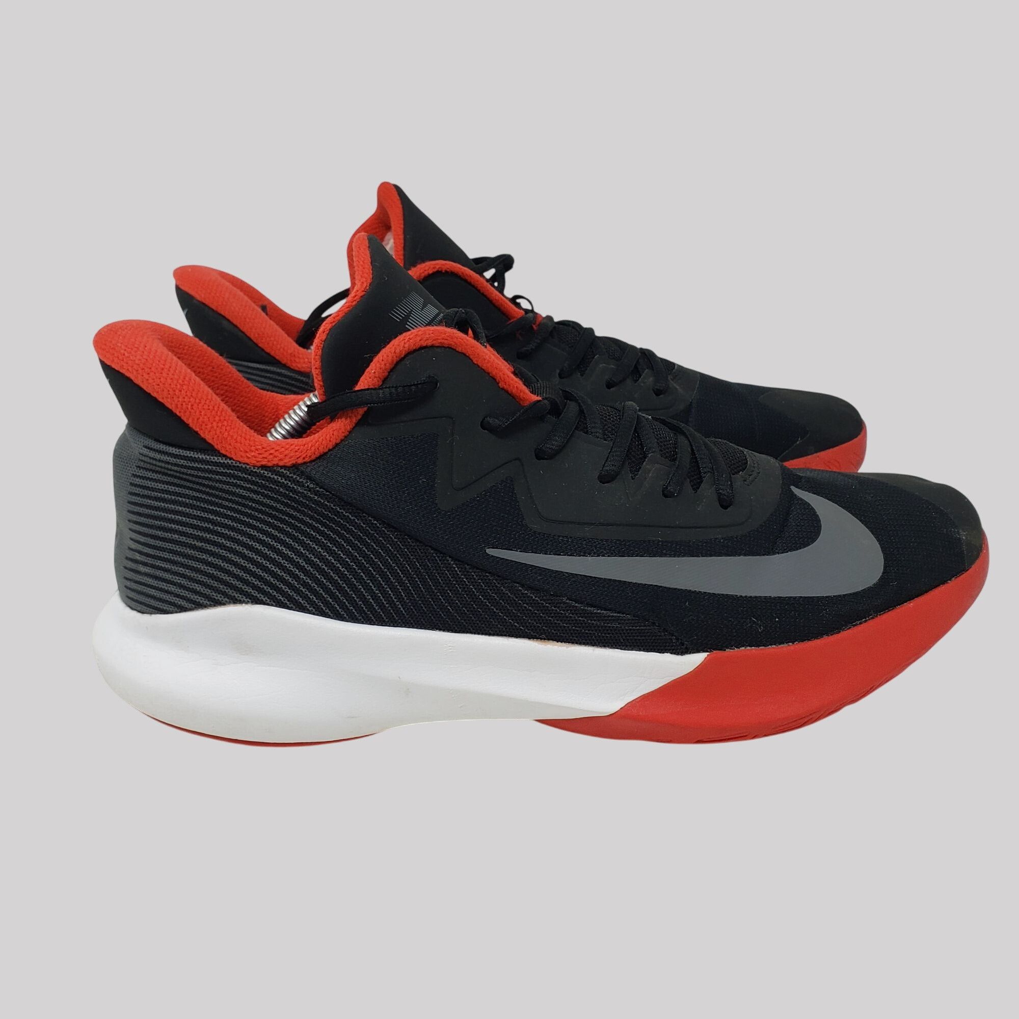 Nike Nike Precision 4 Basketball Shoe, Black Red White Mens 11.5 Size US 11.5 / EU 44-45 - 4 Thumbnail