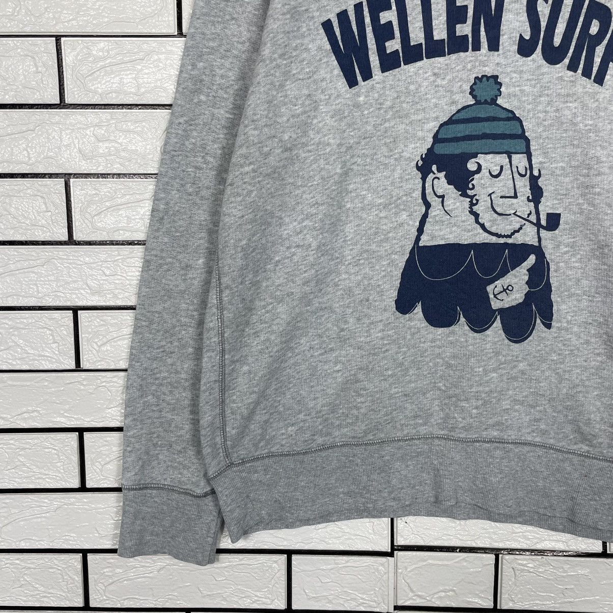 Japanese Brand Wellen Surf Crewneck Sweatshirt Size US L / EU 52-54 / 3 - 3 Thumbnail