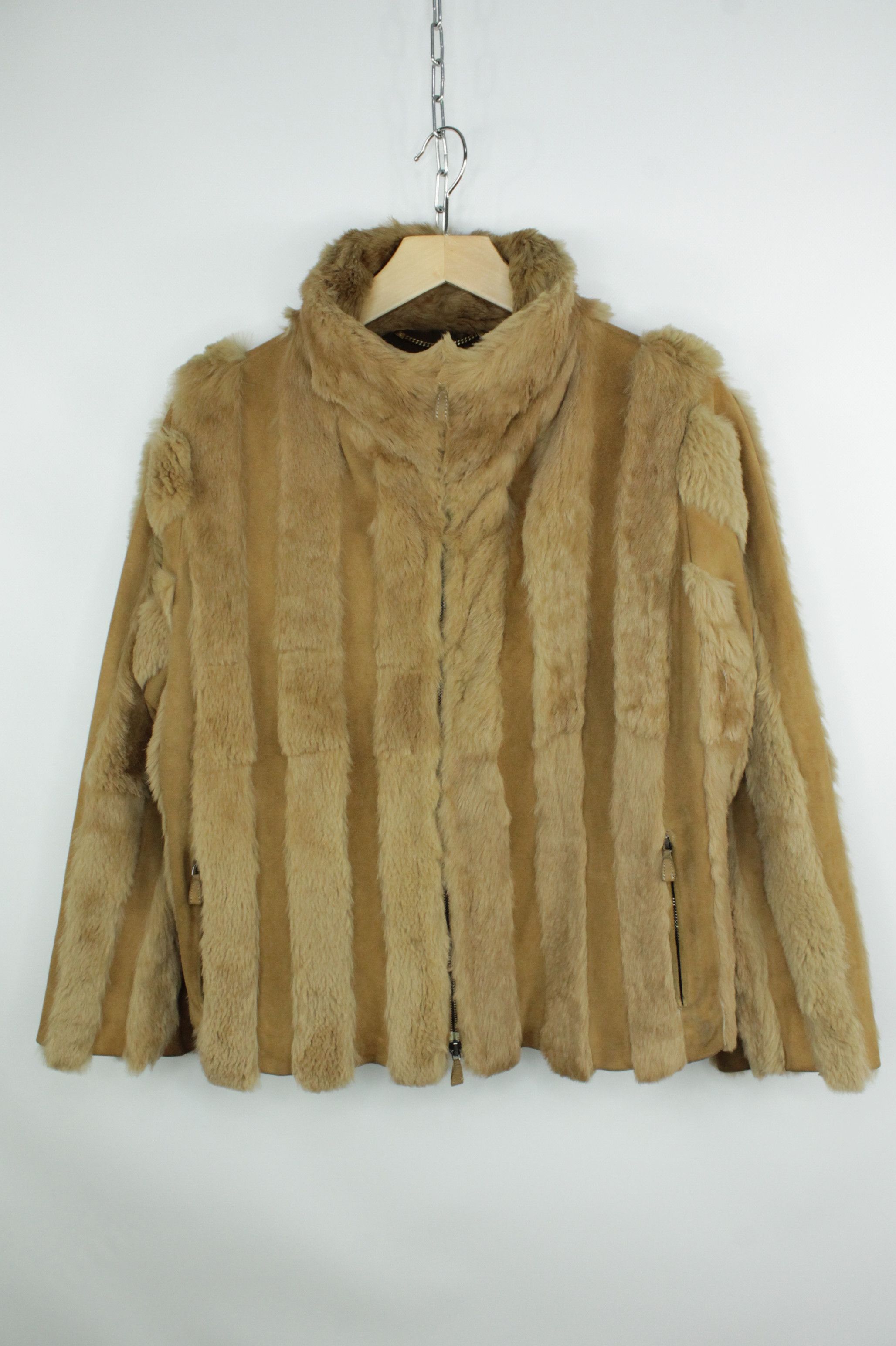 Blumarine Vintage Blumarine Weasel Fur Coat Leather Jacket Size M / US 6-8 / IT 42-44 - 1 Thumbnail