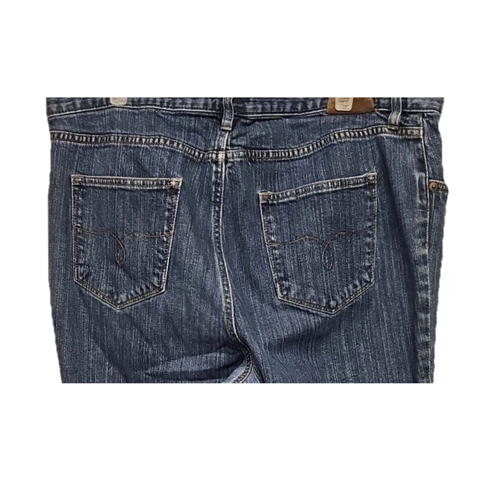 Ralph Lauren VINTAGE Ralph Lauren Jeans Co Women’s 16W Straight Leg Stretch Denim Blue Mid Rise Size 38" / US 16 / IT 52 - 6 Thumbnail