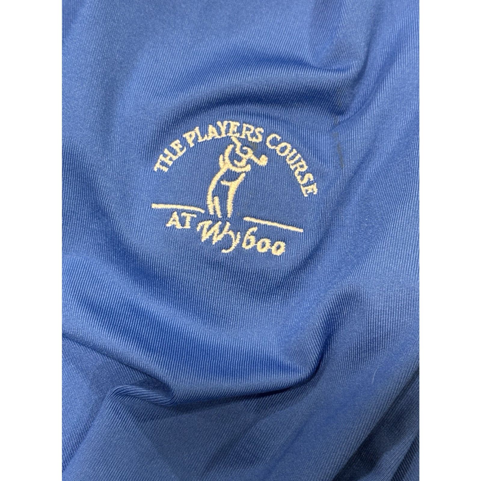 Footjoy FootJoy The Players Course At Wyboo 1/4 Zip Blue Golf Sweater Stretch Sz XL Mens Pullover Cardigan Activewear Golf Mock Neck Zipper Embroidered Logo Size US XL / EU 56 / 4 - 4 Thumbnail