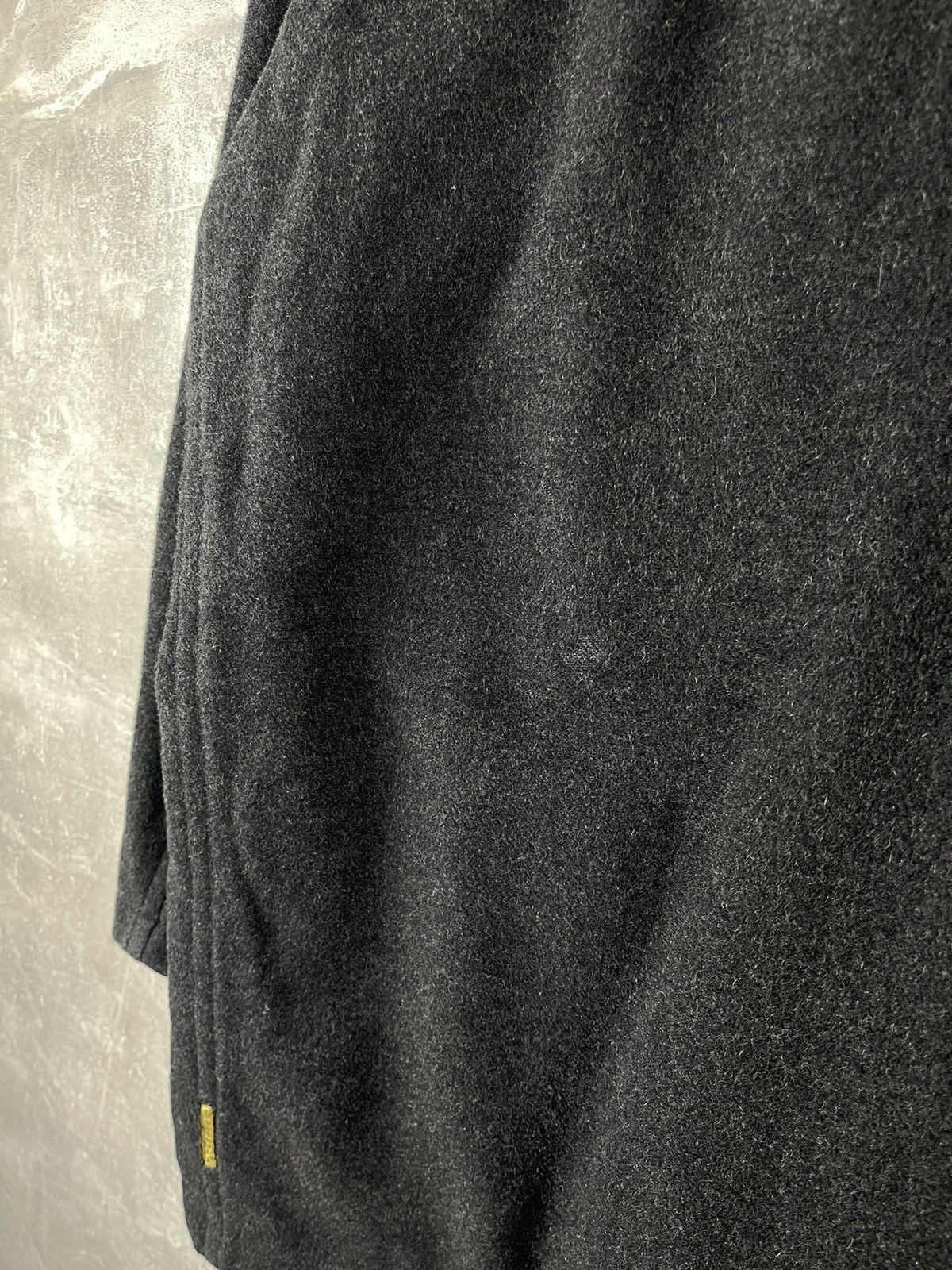 Armani Armani Jeans Vintage Hooded Wool Field Coat Dark Grey Size US L / EU 52-54 / 3 - 11 Thumbnail