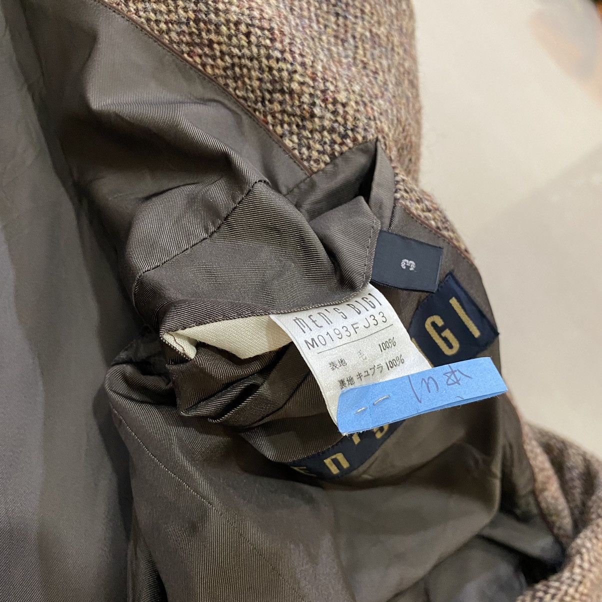 Harris Tweed 🌟HARRIS TWEED X MEN’S BIGI WOOL KNIT HERRINGBONE JACKET Size US S / EU 44-46 / 1 - 10 Thumbnail