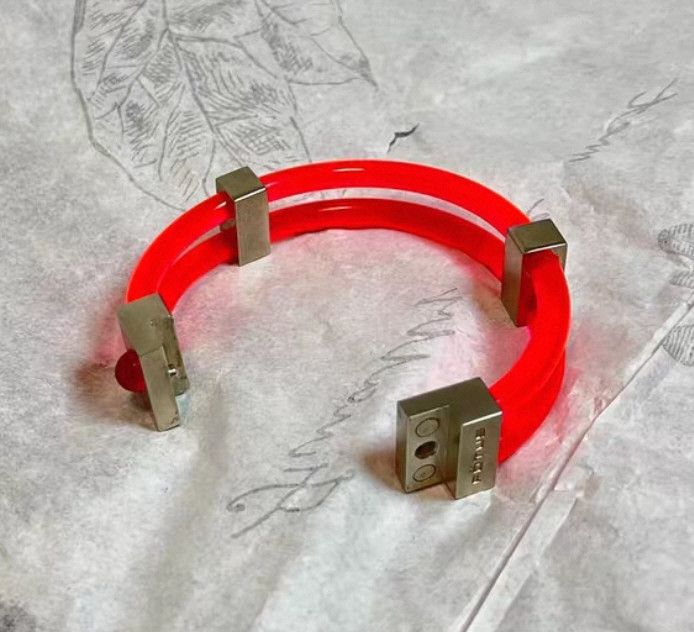 Fotus Fotus Fluorescent red Bracelet. Size ONE SIZE - 4 Thumbnail