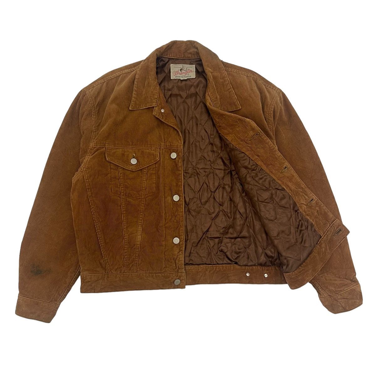 Wrangler Vintage Distressed Wrangler Corduroy Trucker Jacket Size US M / EU 48-50 / 2 - 4 Thumbnail